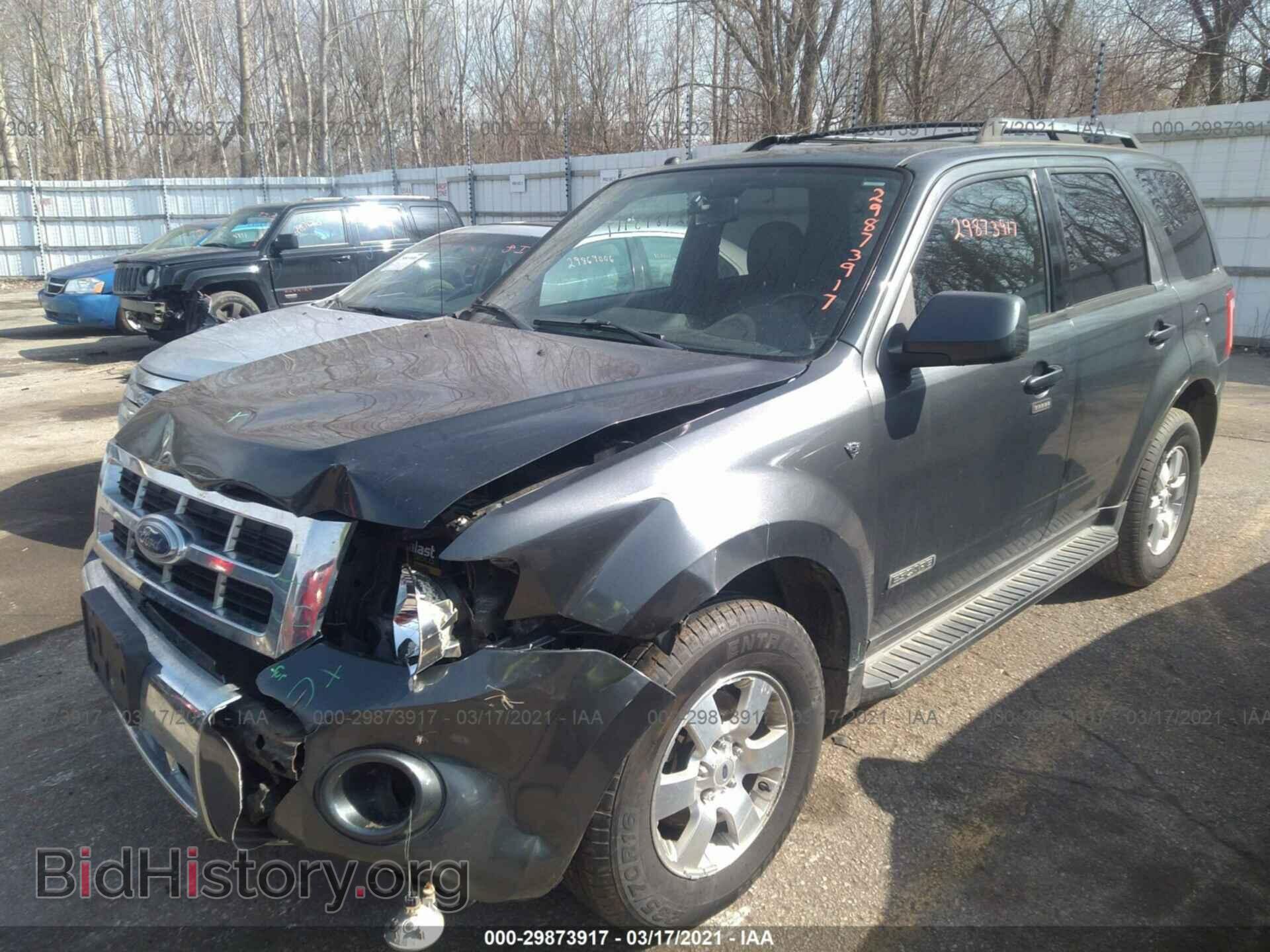 2008 FORD ESCAPE - VIN: 1FMCU94158KA36321 - Photo 2