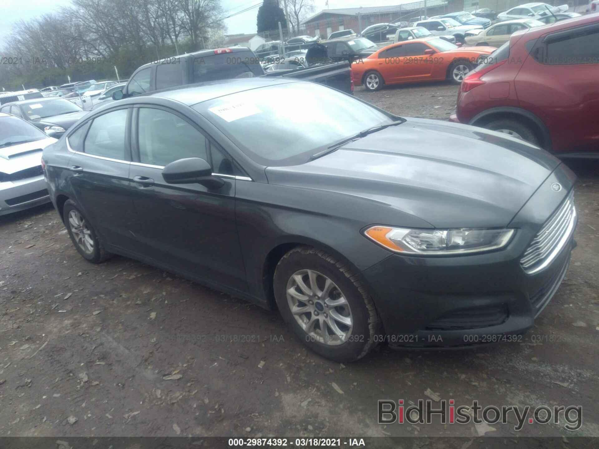 Photo 3FA6P0G75GR121275 - FORD FUSION 2016