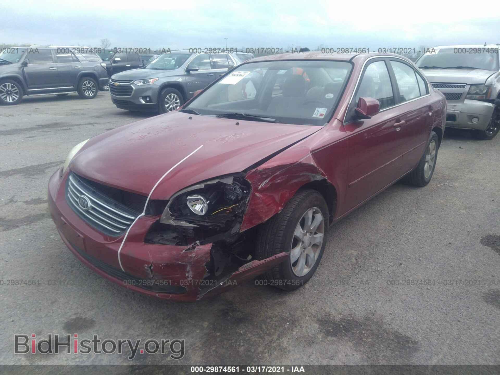 2008 KIA OPTIMA - VIN: KNAGE124X85189032 - Фото 2