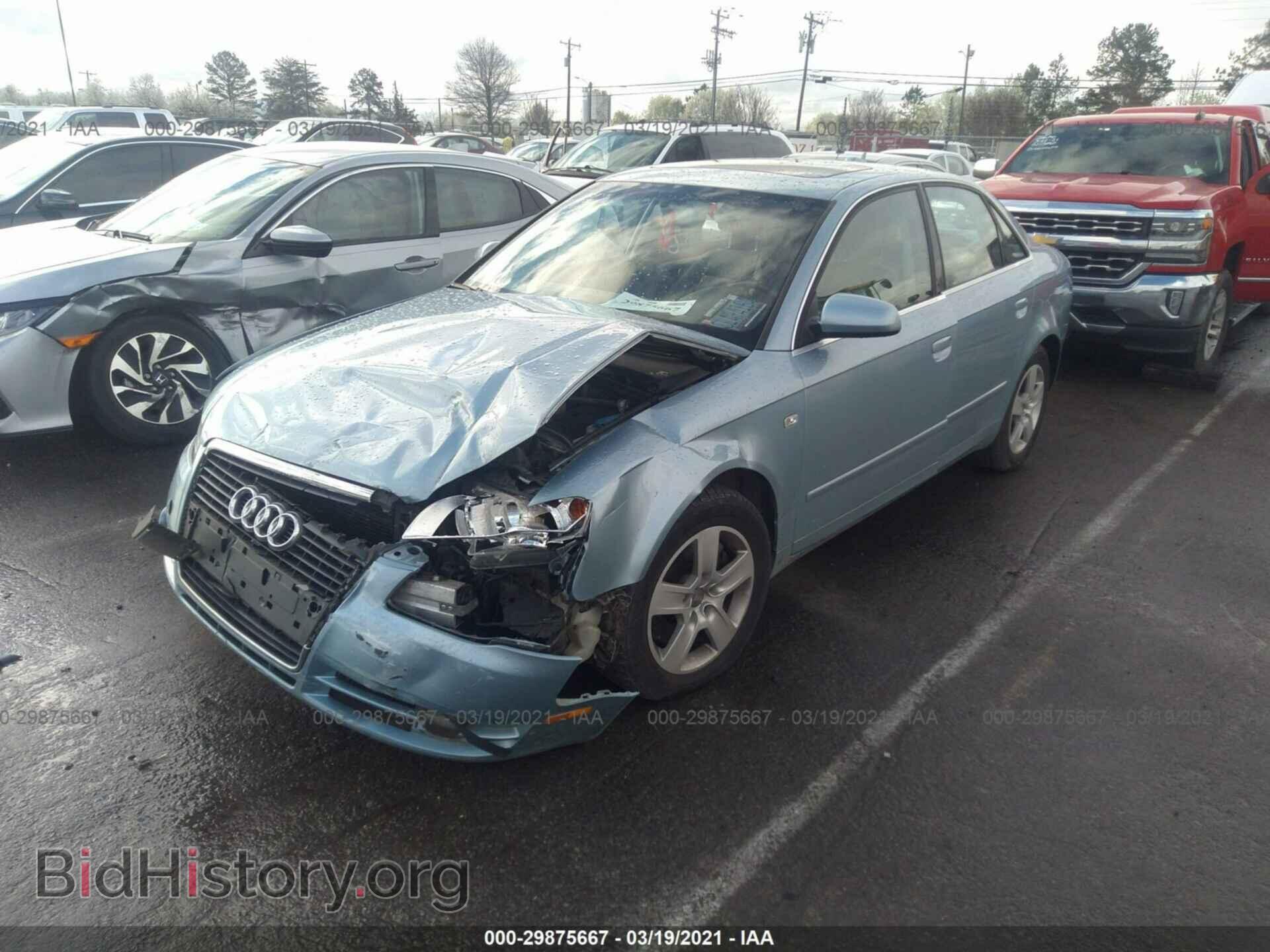 2006 AUDI A4 - VIN: WAUAF78E66A271172 - Фото 2