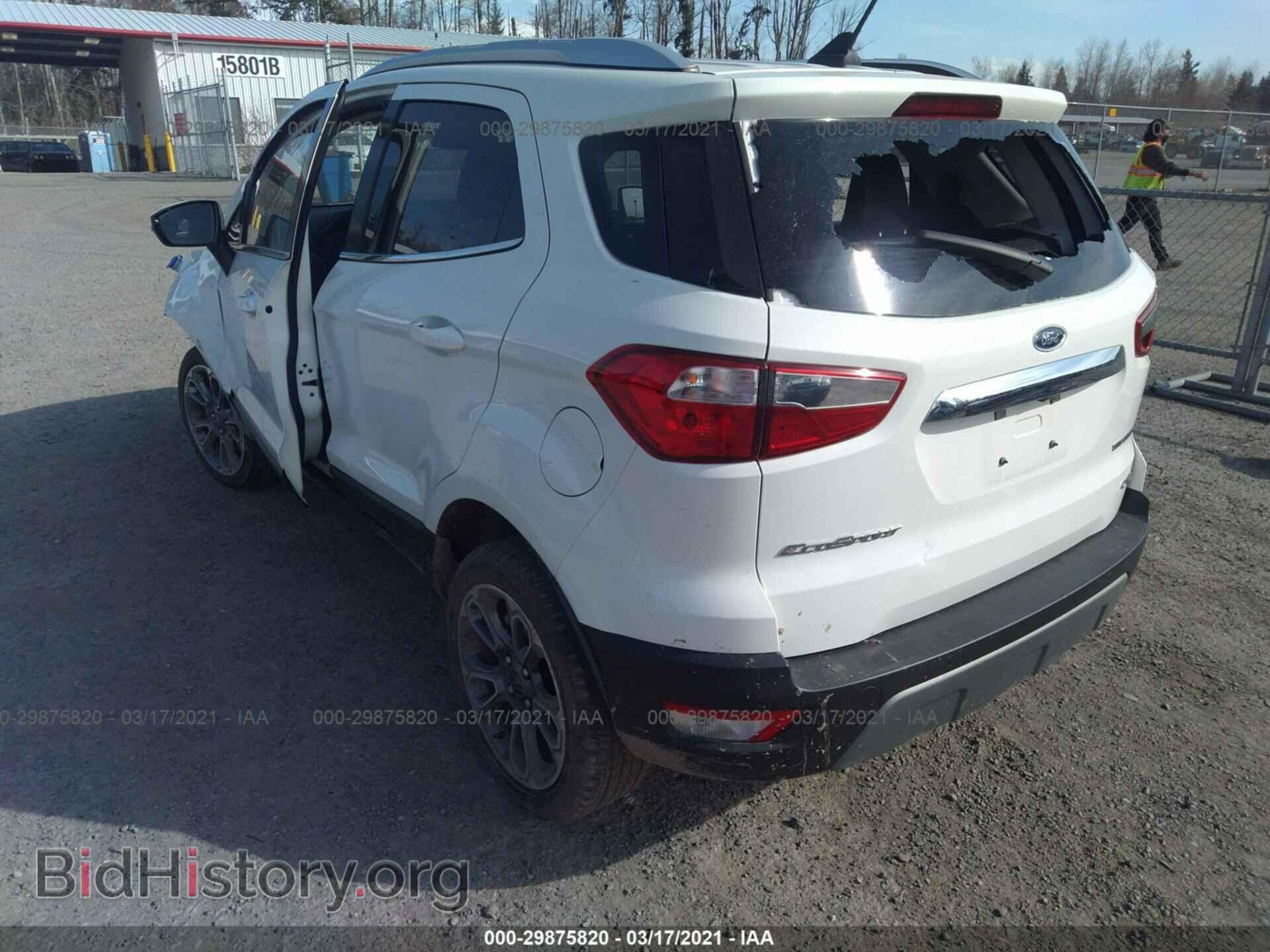2020 FORD ECOSPORT - VIN: MAJ6S3KL5LC315544 - Фото 3