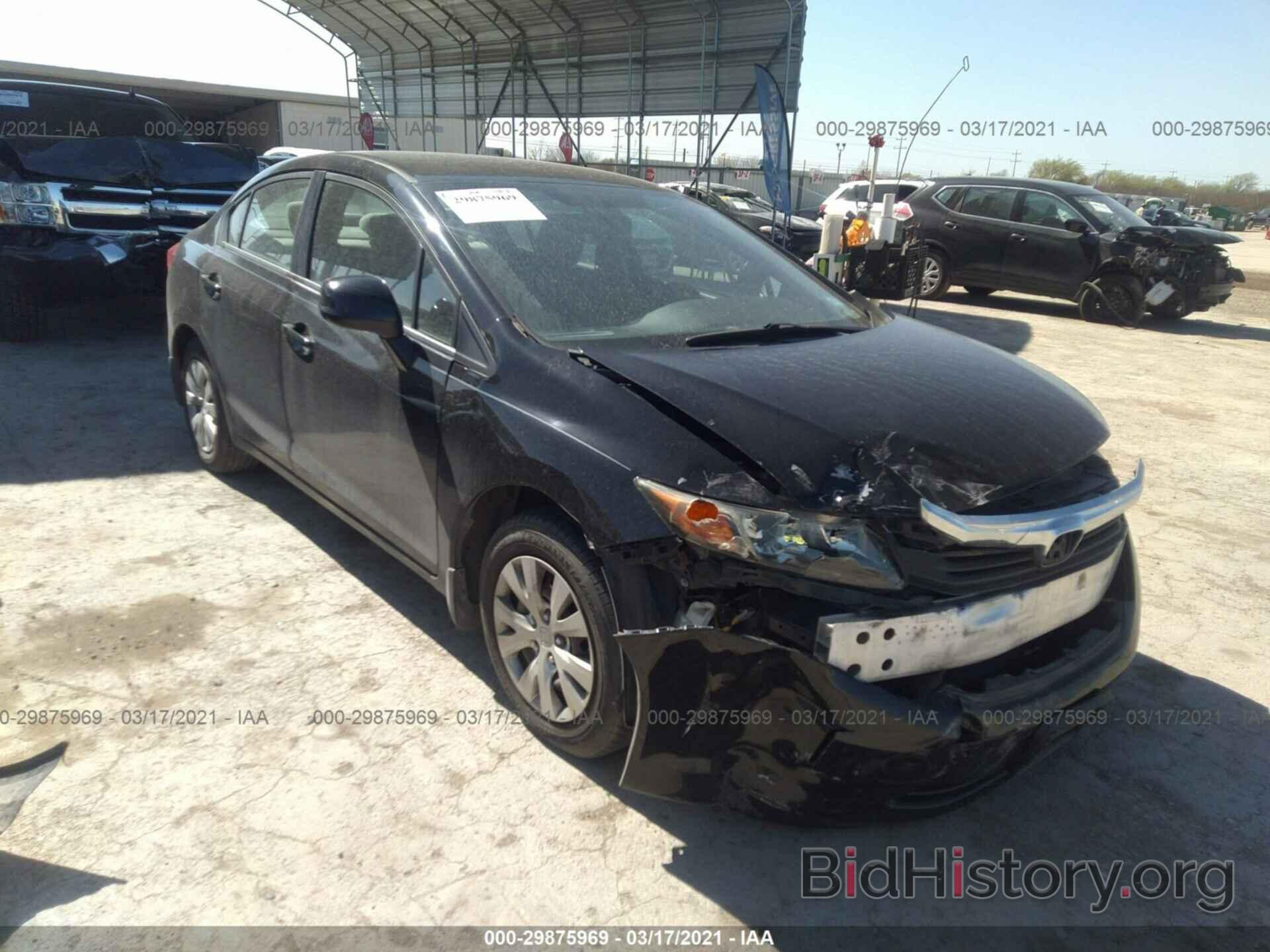 Photo 2HGFB2F59CH571040 - HONDA CIVIC SDN 2012