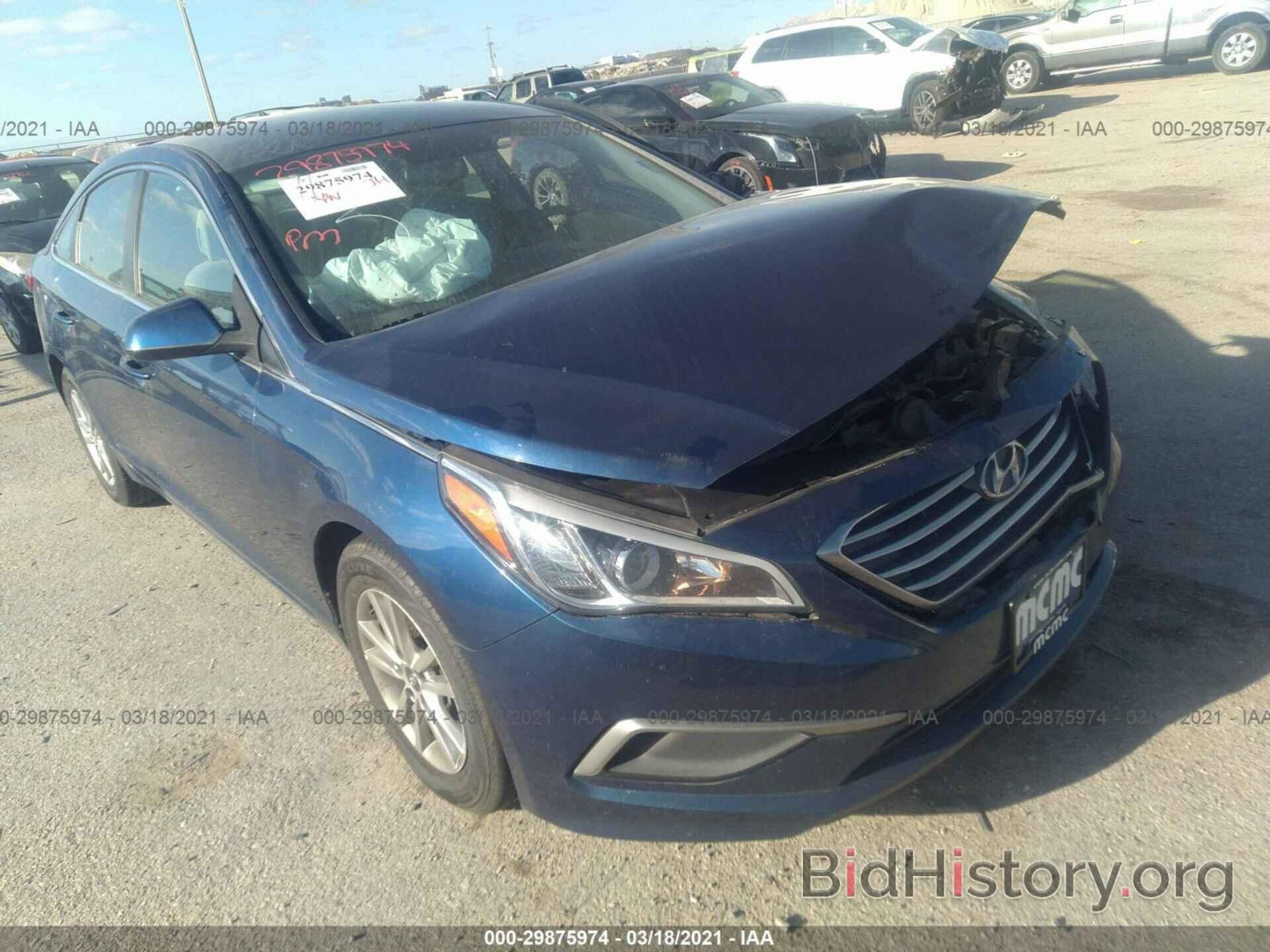 Photo 5NPE24AF9GH373030 - HYUNDAI SONATA 2016