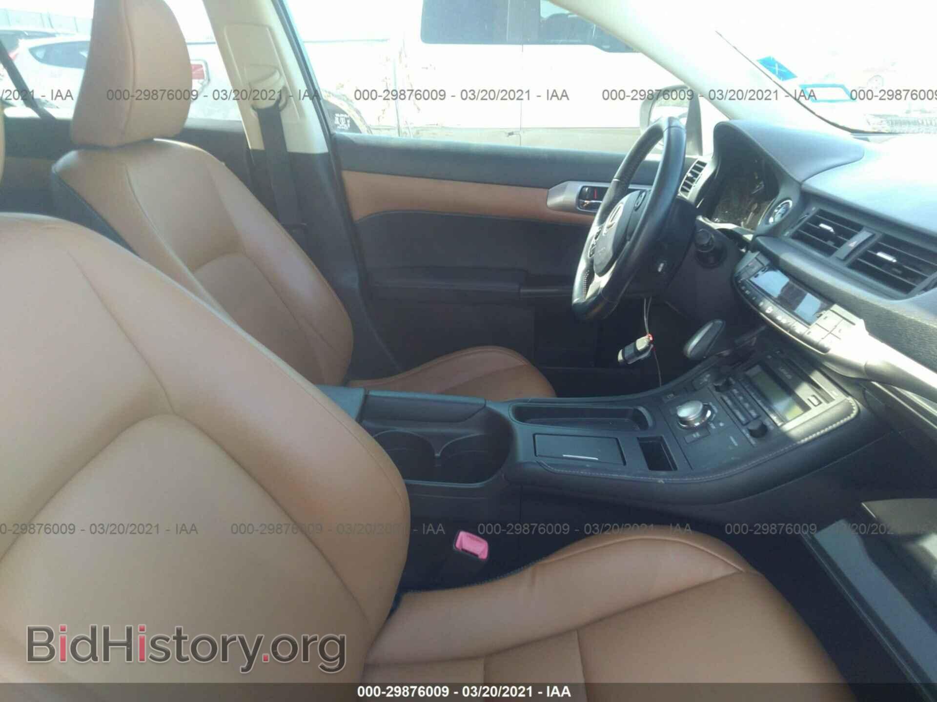 2014 LEXUS CT 200H - VIN: JTHKD5BH4E2198721 - Photo 5