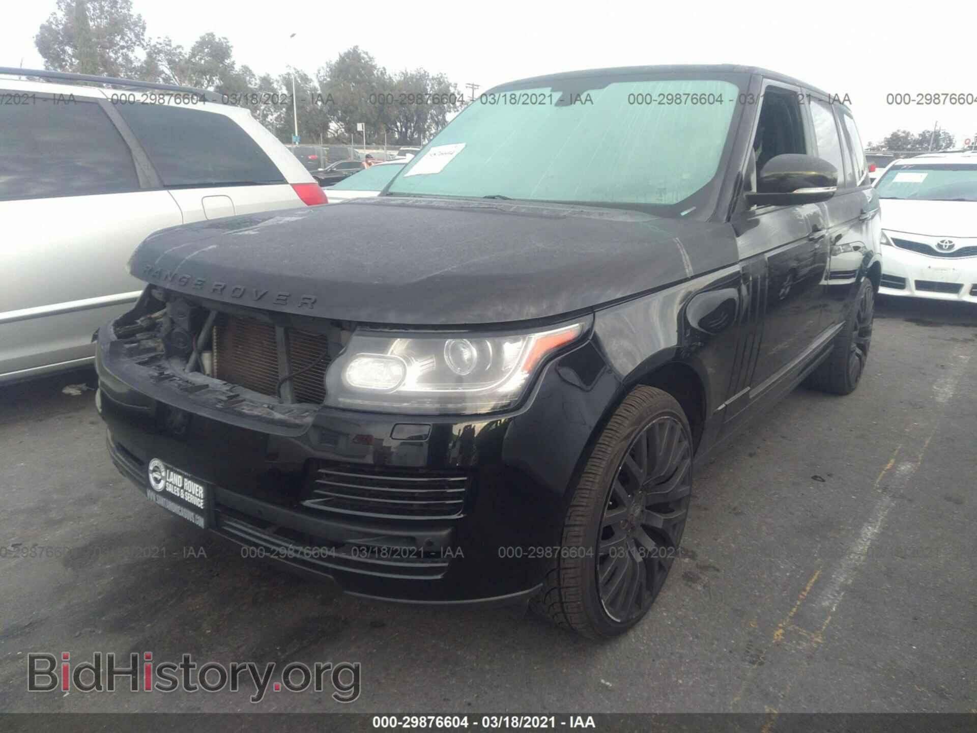 2015 LAND ROVER RANGE ROVER - VIN: SALGS2VF3FA224540 - Фото 2