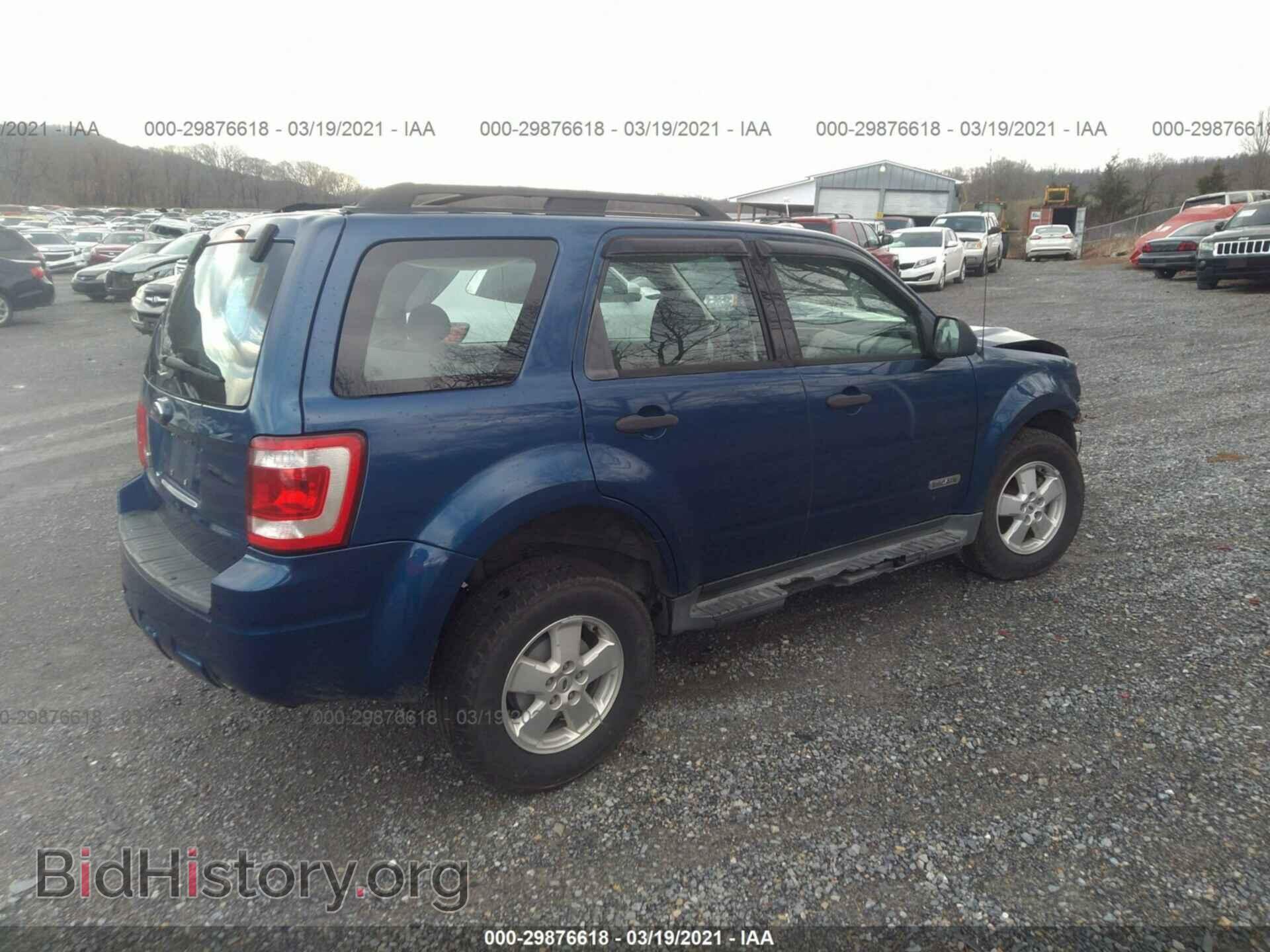 2008 FORD ESCAPE - VIN: 1FMCU02Z48KA57360 - Фото 4