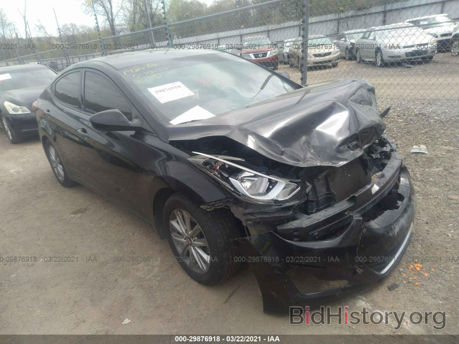 Photo KMHDH4AE3EU148036 - HYUNDAI ELANTRA 2014