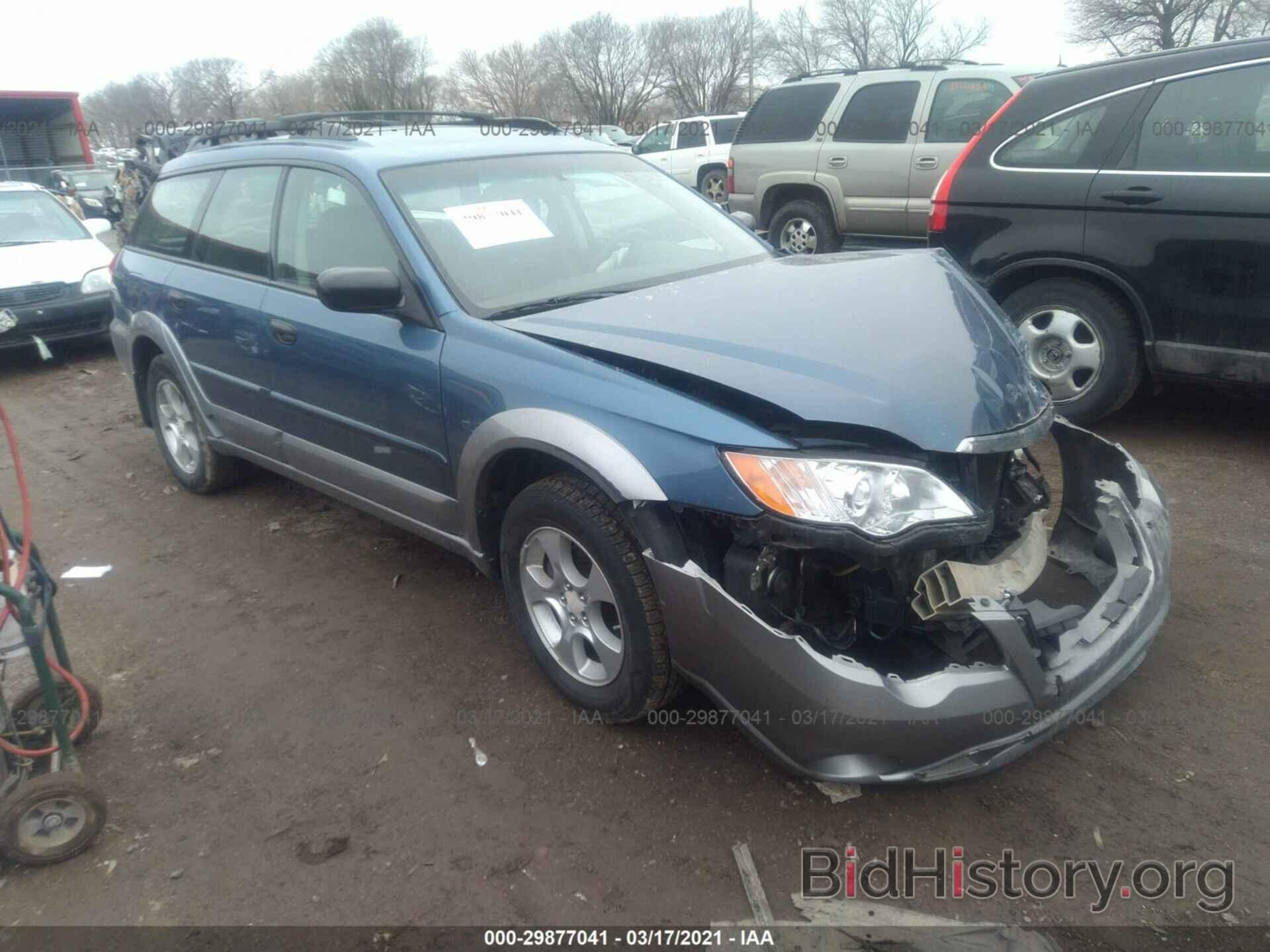 Photo 4S4BP61CX87361105 - SUBARU OUTBACK 2008