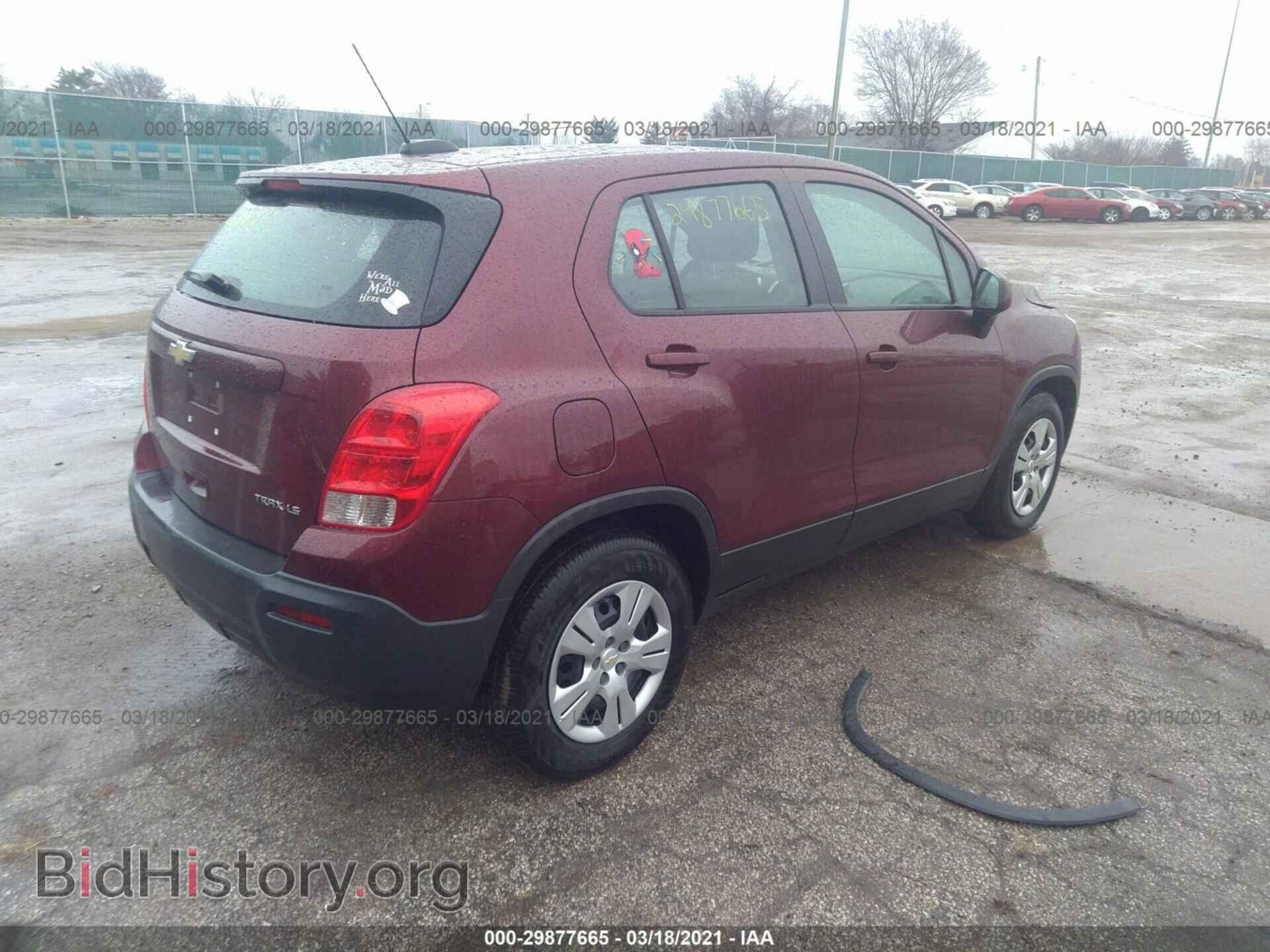 2016 CHEVROLET TRAX - VIN: 3GNCJKSB1GL224743 - Photo 4