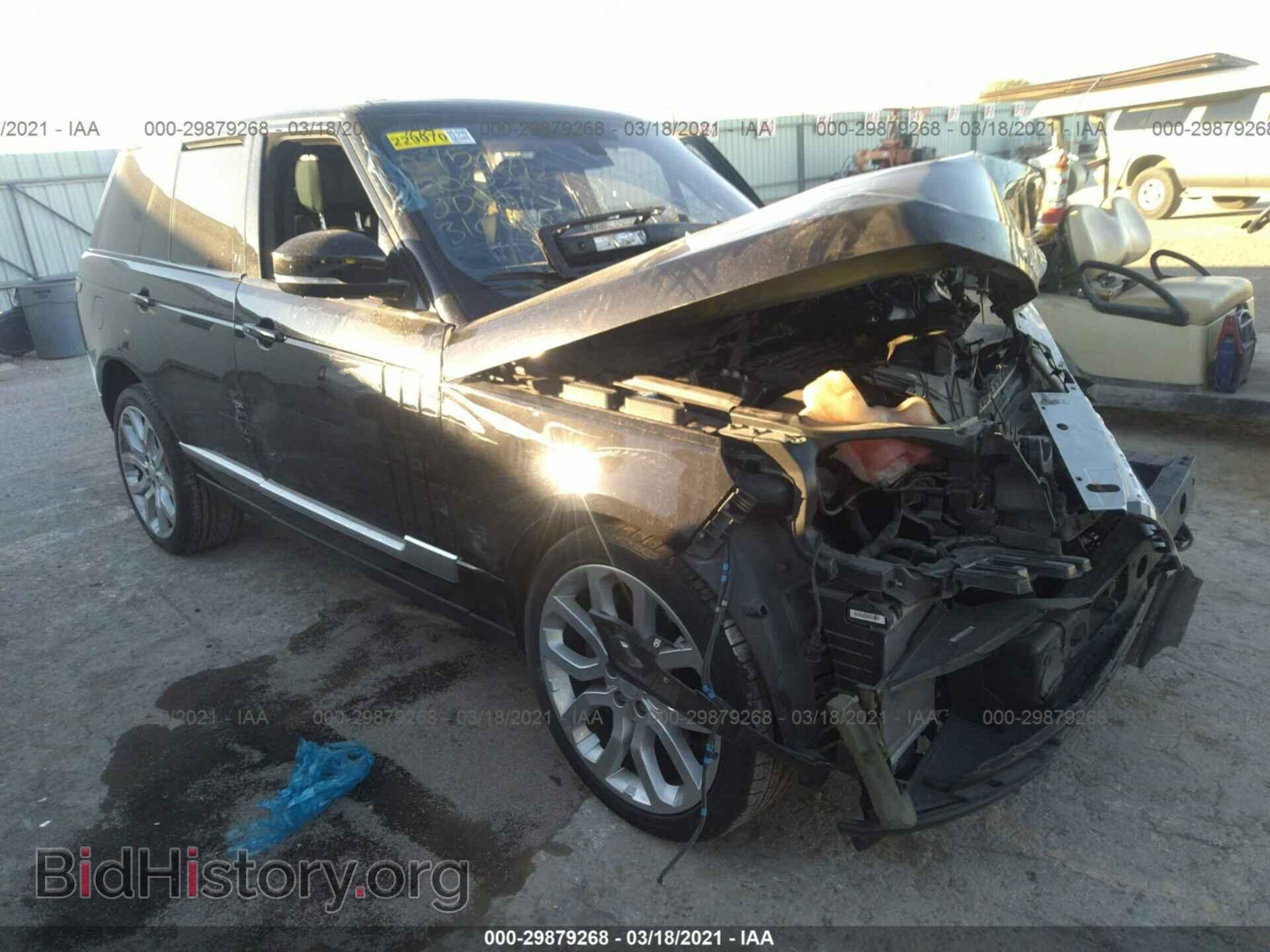 Photo SALGS2EF0GA310468 - LAND ROVER RANGE ROVER 2016