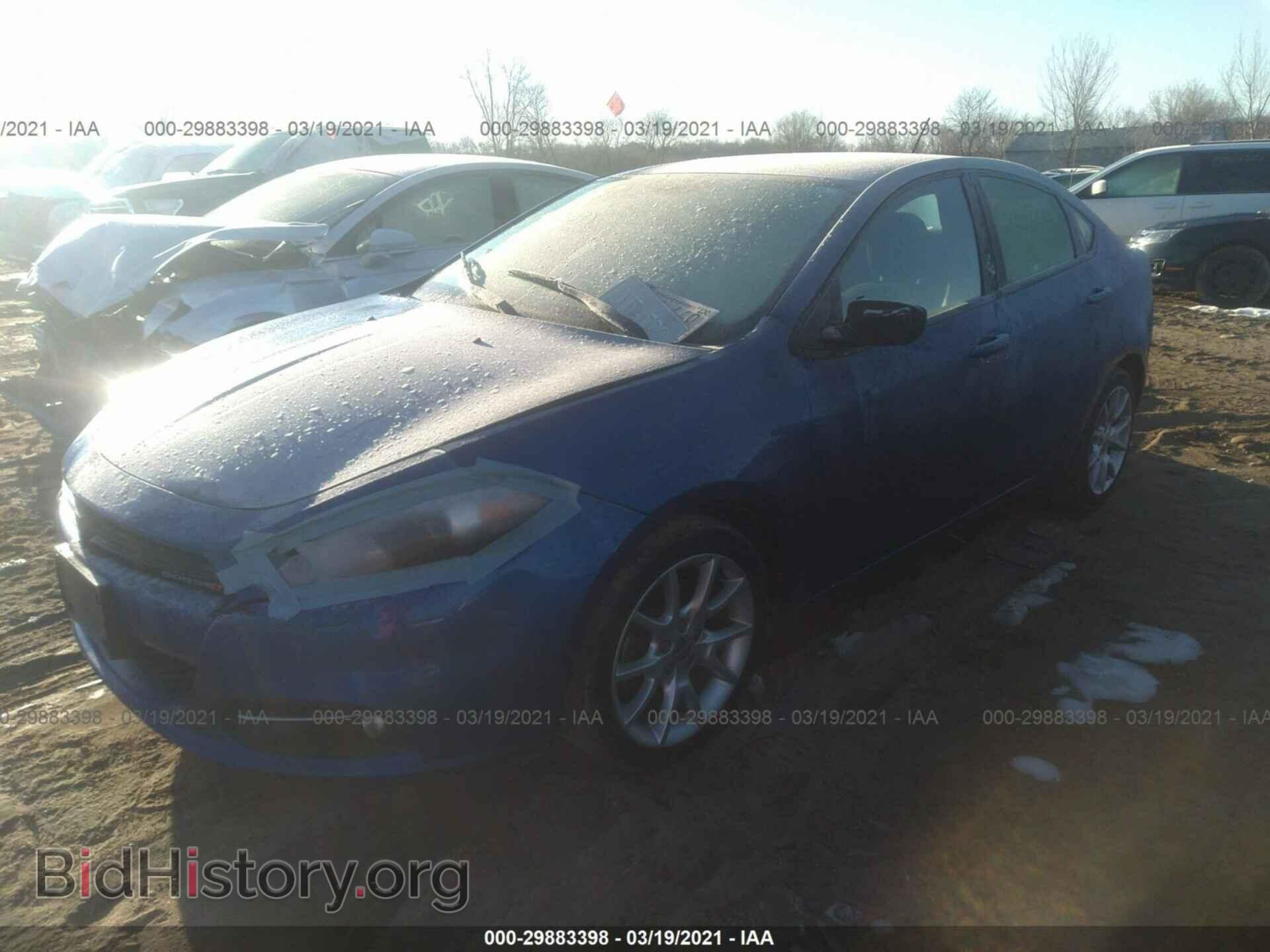 2013 DODGE DART - VIN: 1C3CDFBA2DD315475 - Фото 2