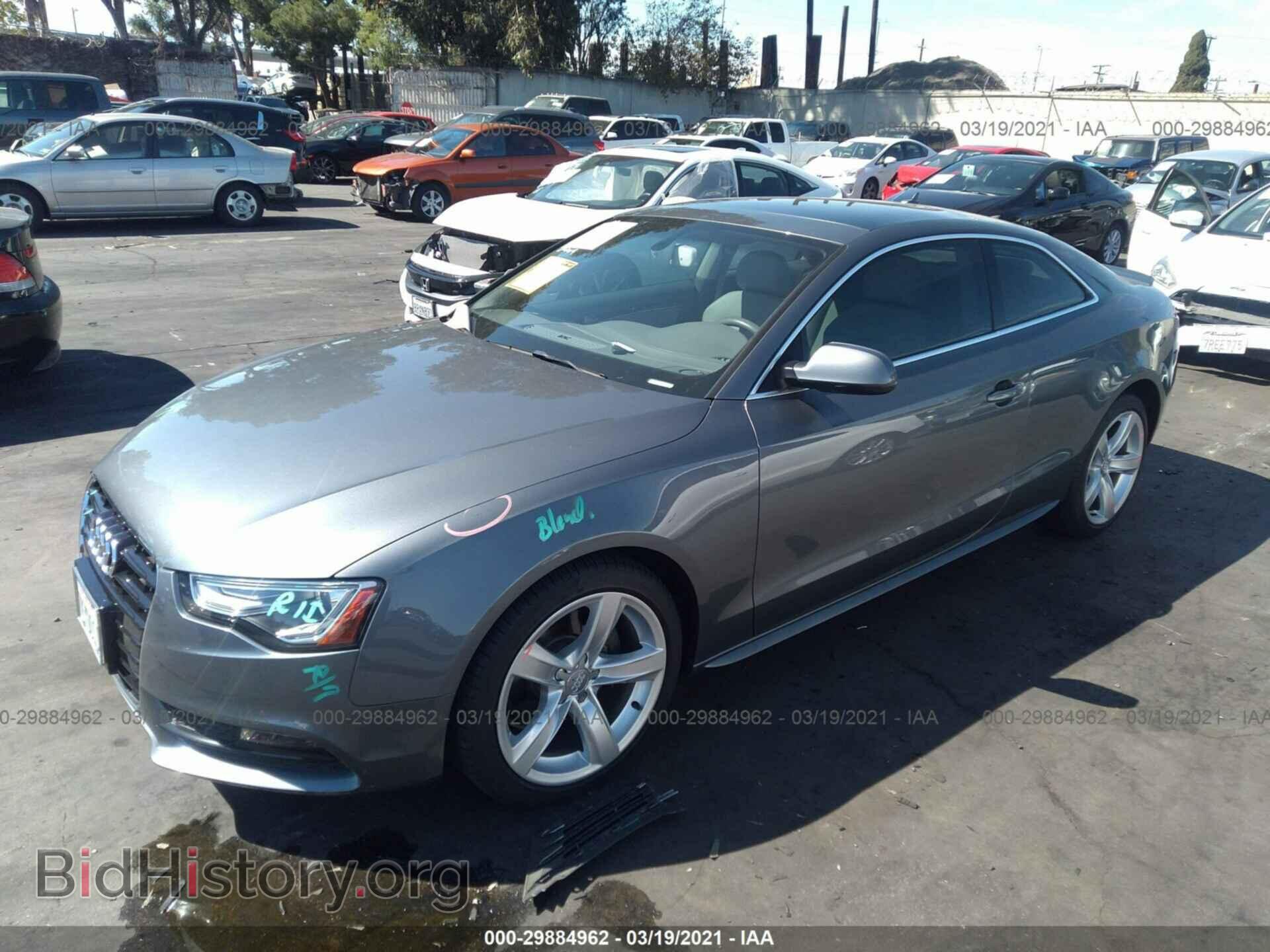 2014 AUDI A5 - VIN: WAULFAFR8EA013701 - Photo 2