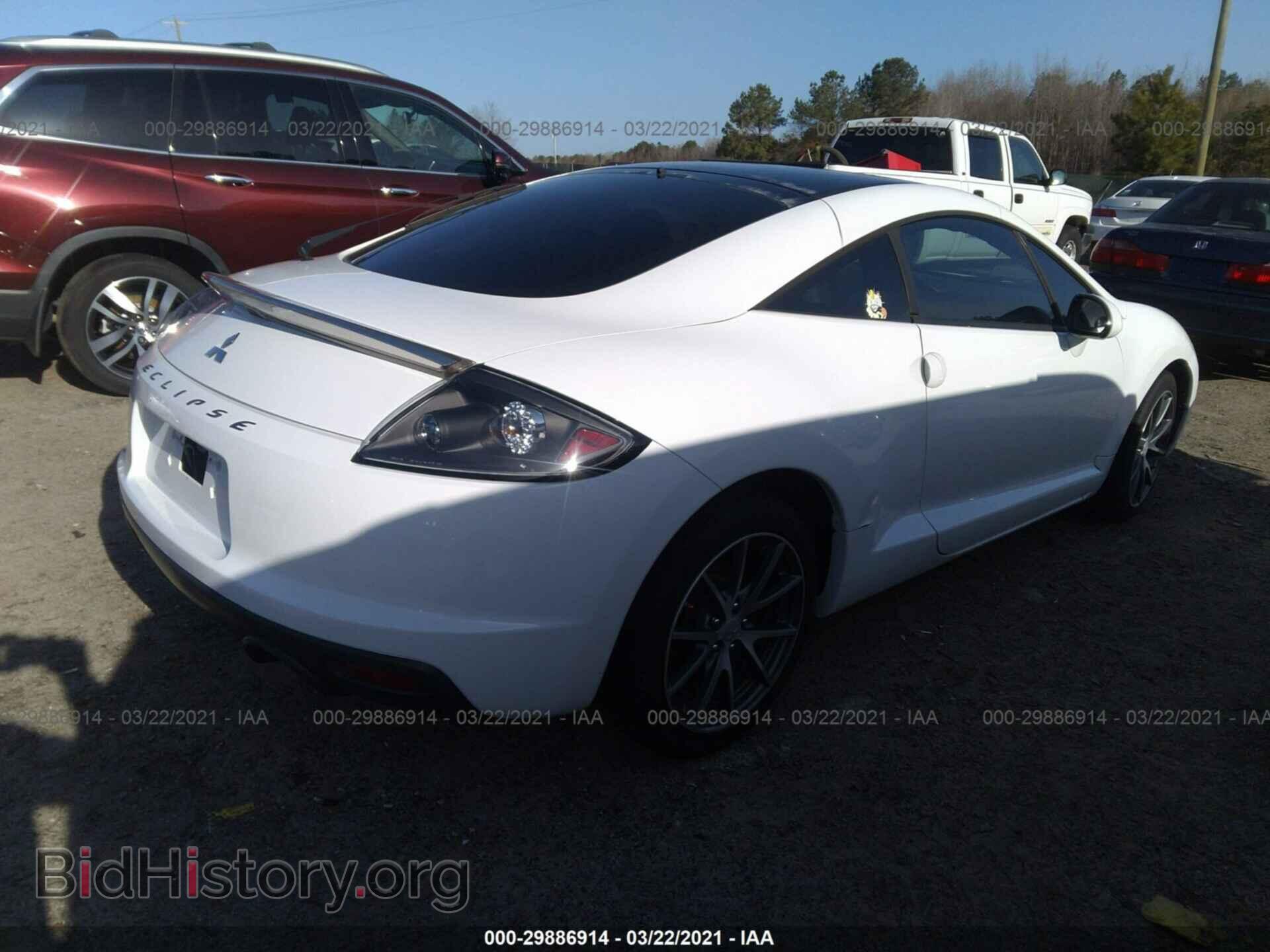 2012 MITSUBISHI ECLIPSE - VIN: 4A31K5DF6CE005640 - Фото 4