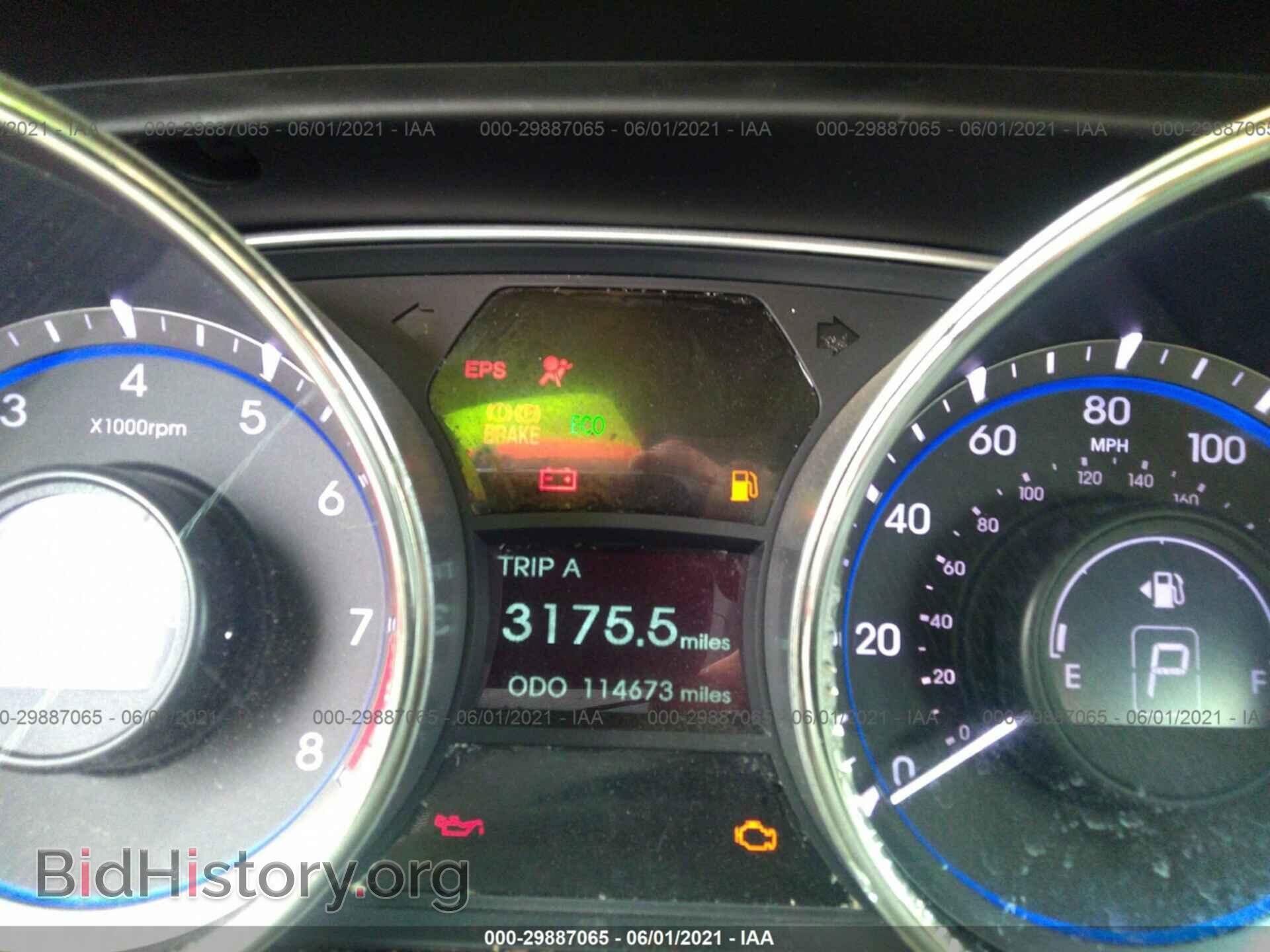 2012 HYUNDAI SONATA - VIN: 5NPEB4AC5CH499353 - Фото 7