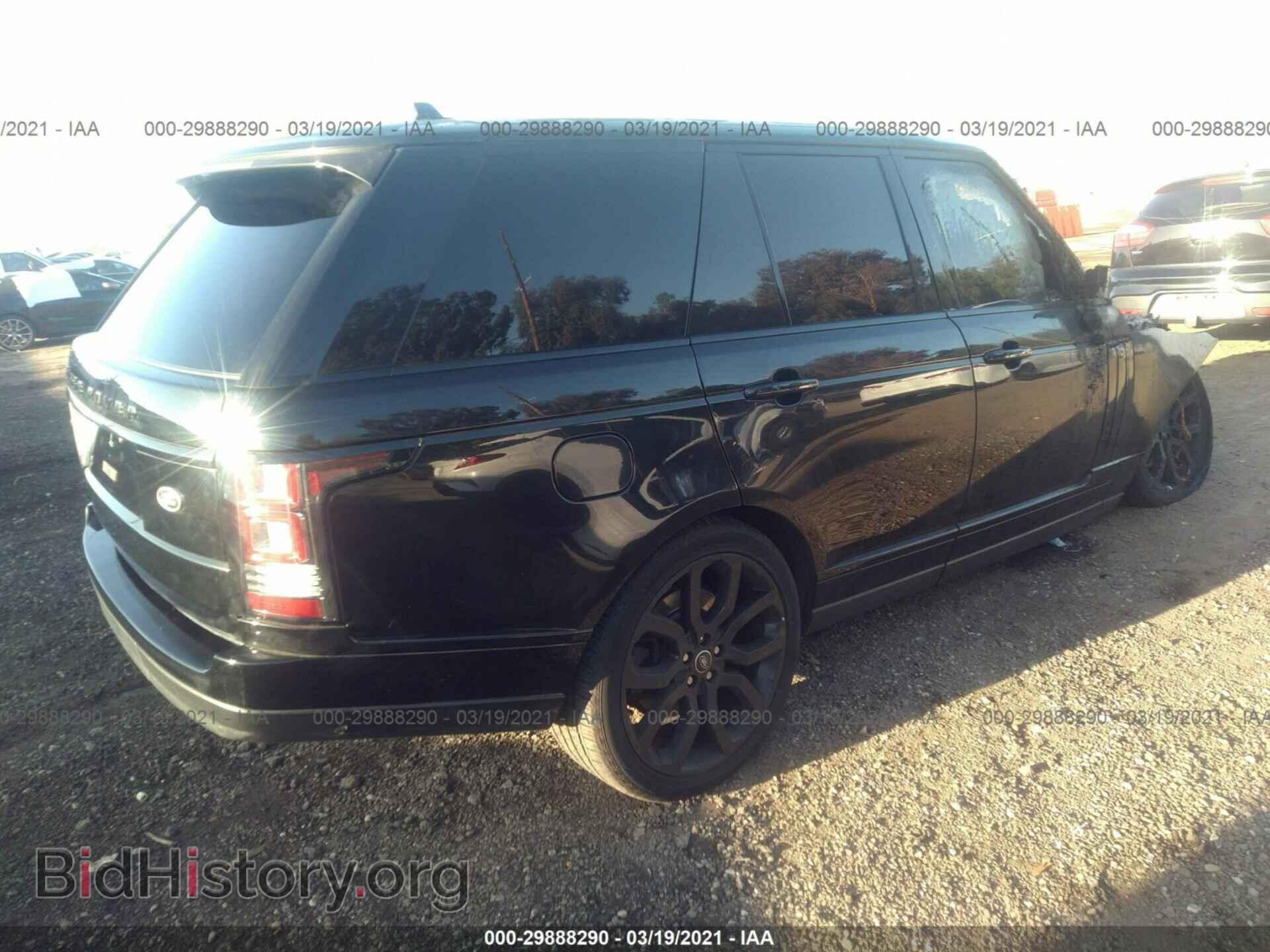 2016 LAND ROVER RANGE ROVER - VIN: SALGS2EF3GA315972 - Photo 4