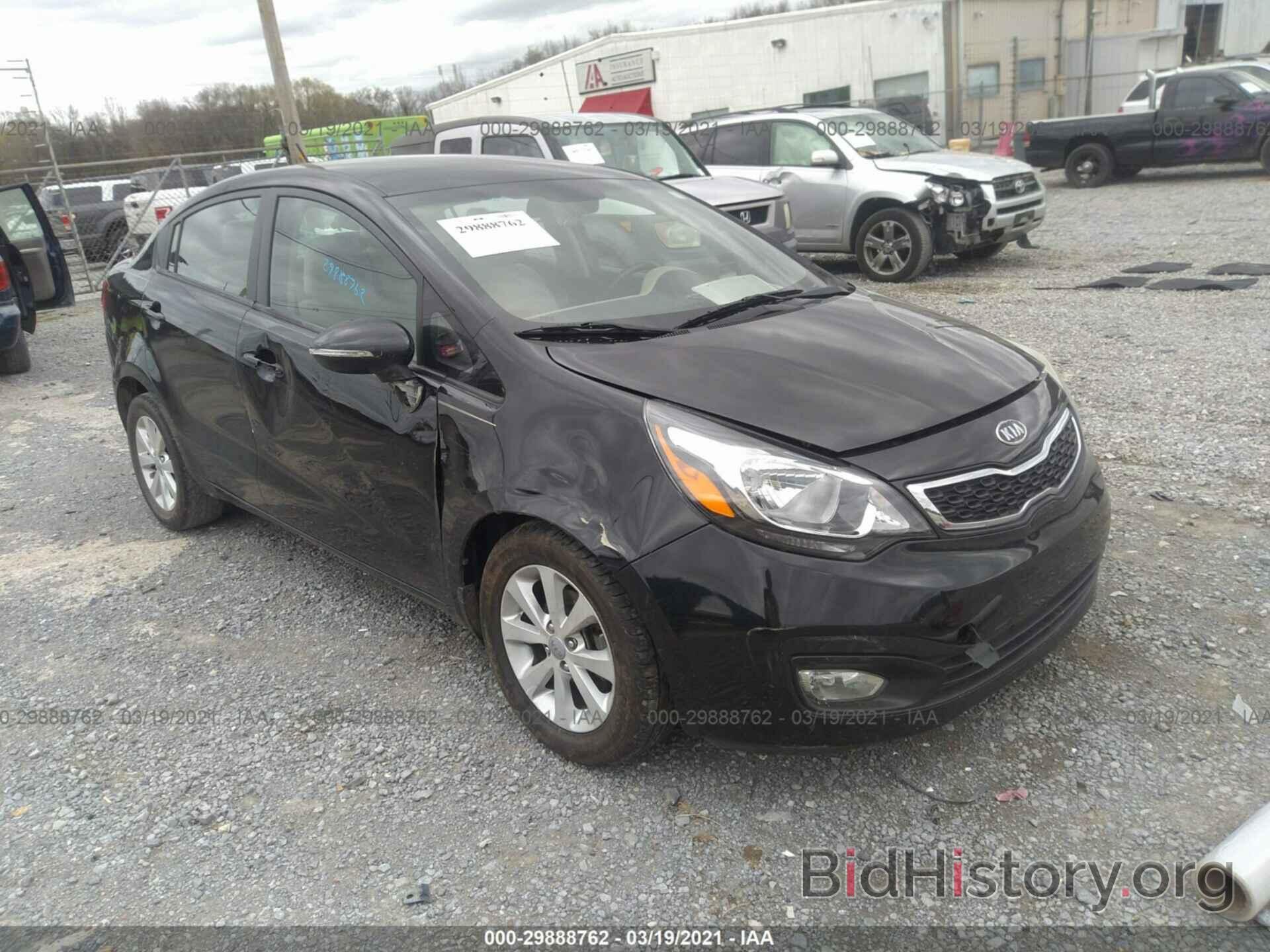 Photo KNADN4A31C6046535 - KIA RIO 2012