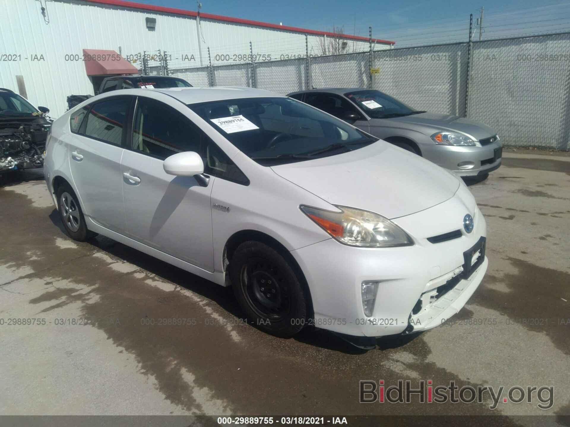 Photo JTDKN3DU5C1501005 - TOYOTA PRIUS 2012