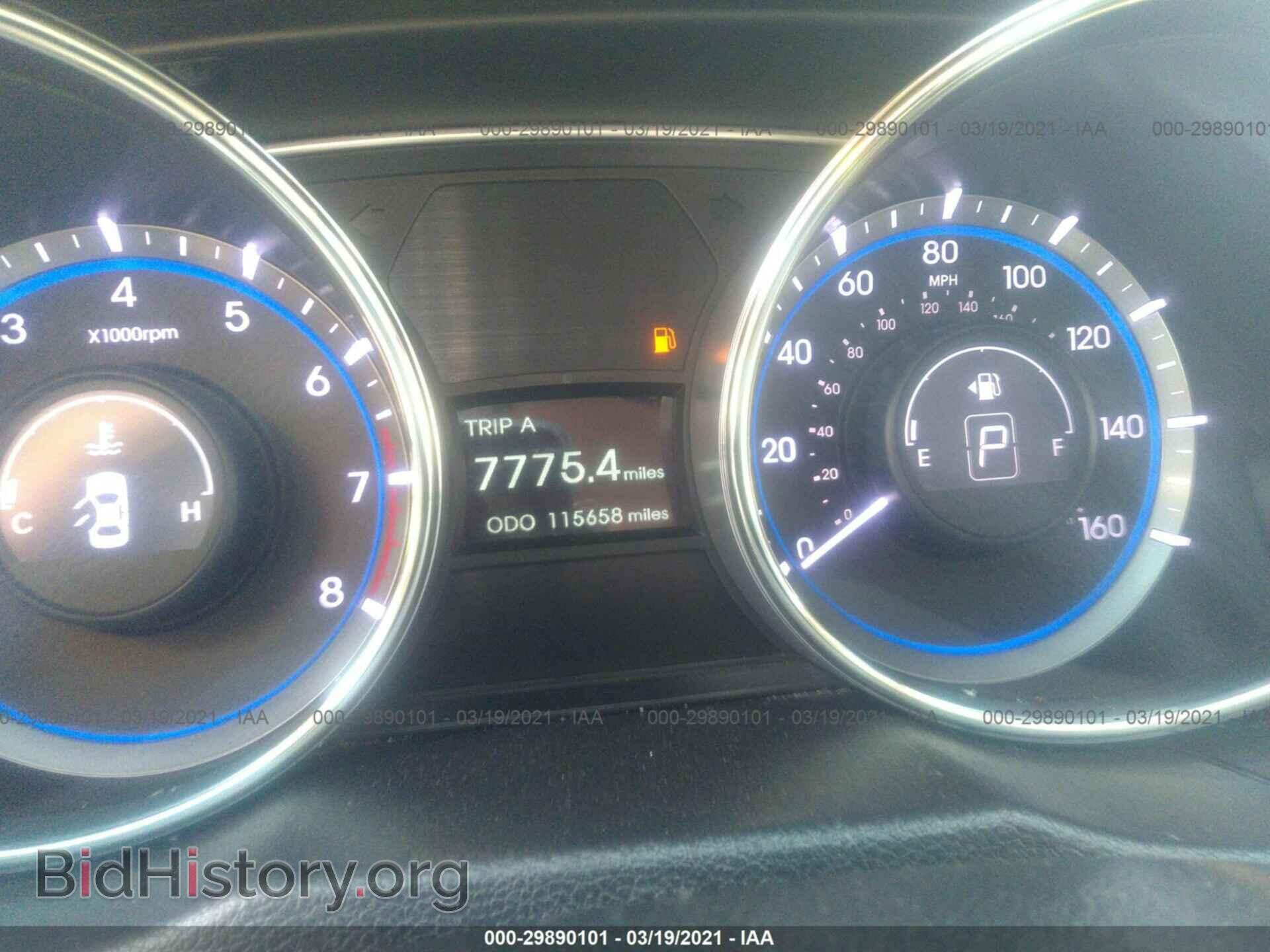 2012 HYUNDAI SONATA - VIN: 5NPEC4AC8CH442349 - Фото 7