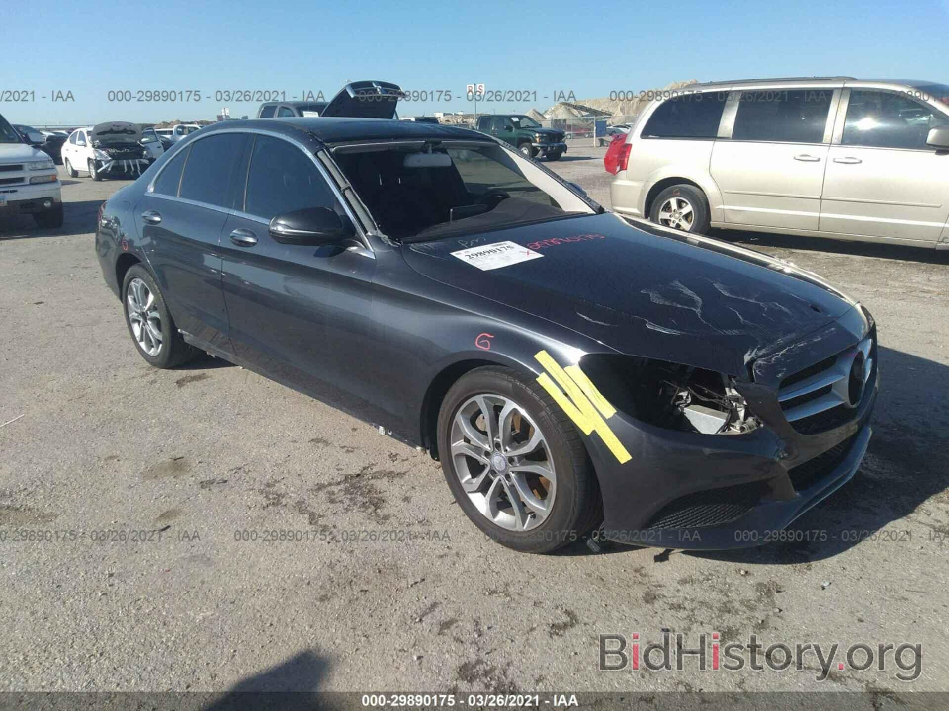 Photo 55SWF4JB3GU105156 - MERCEDES-BENZ C-CLASS 2016