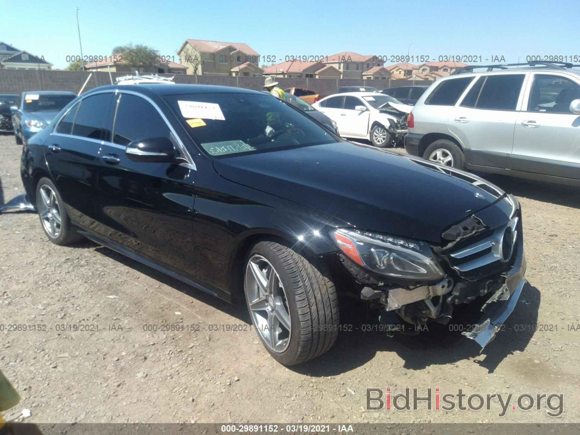 Photo 55SWF6GB4FU014270 - MERCEDES-BENZ C-CLASS 2015