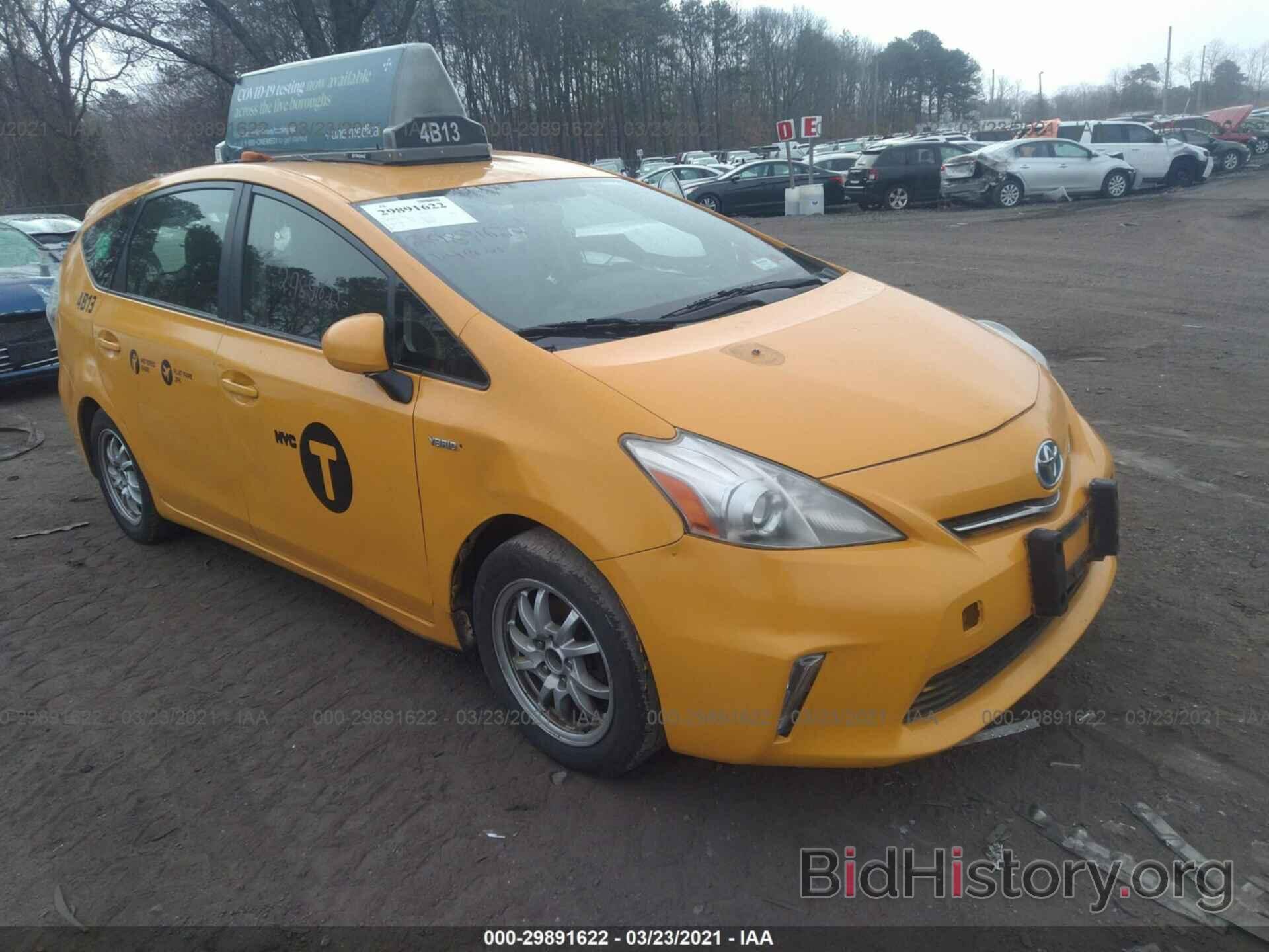 Photo JTDZN3EU8E3333008 - TOYOTA PRIUS V 2014