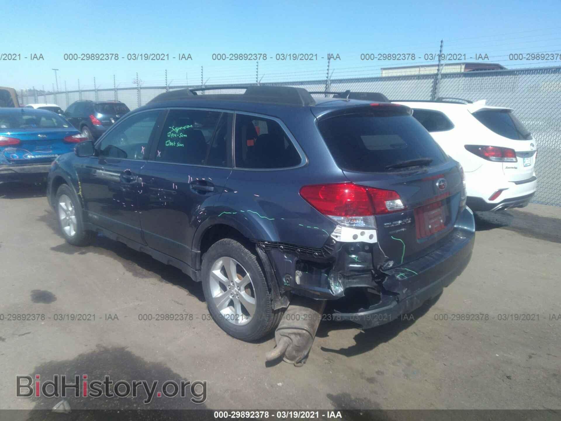2013 SUBARU OUTBACK - VIN: 4S4BRBKC3D3231122 - Фото 3