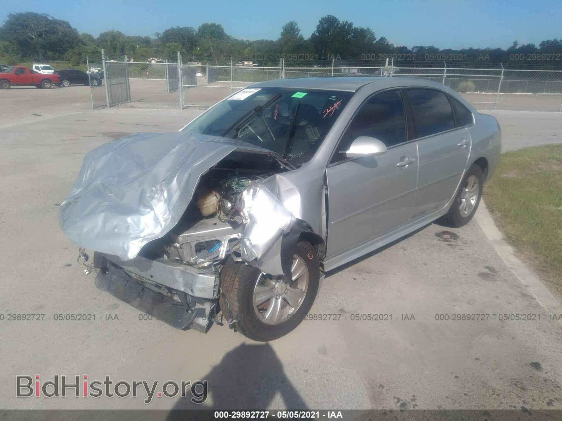 2012 CHEVROLET IMPALA - VIN: 2G1WF5E3XC1141393 - Фото 2