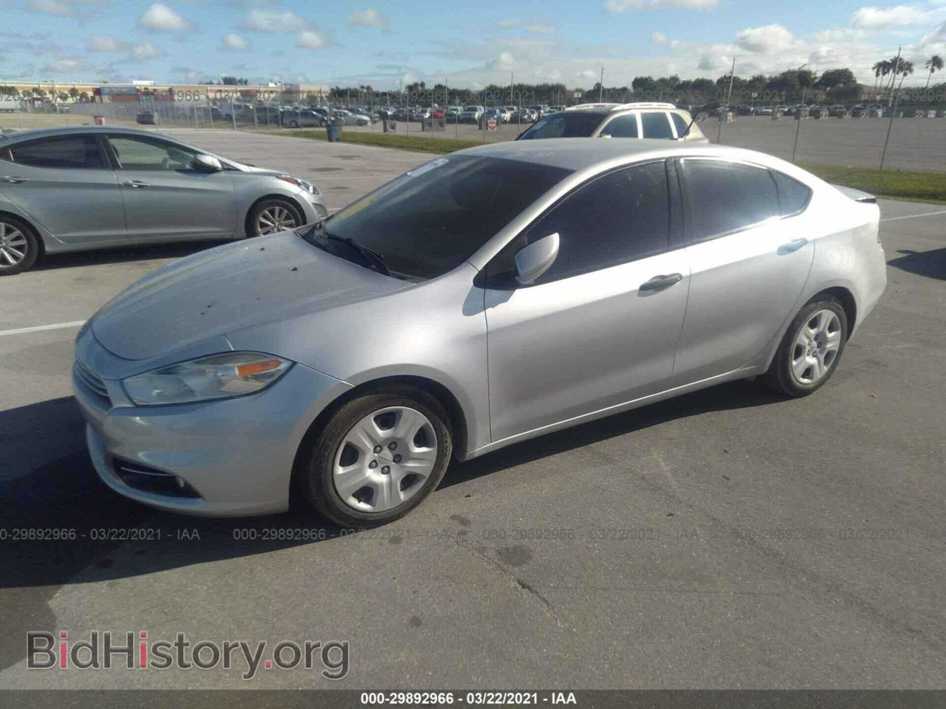 2013 DODGE DART - VIN: 1C3CDFAAXDD127563 - Фото 2