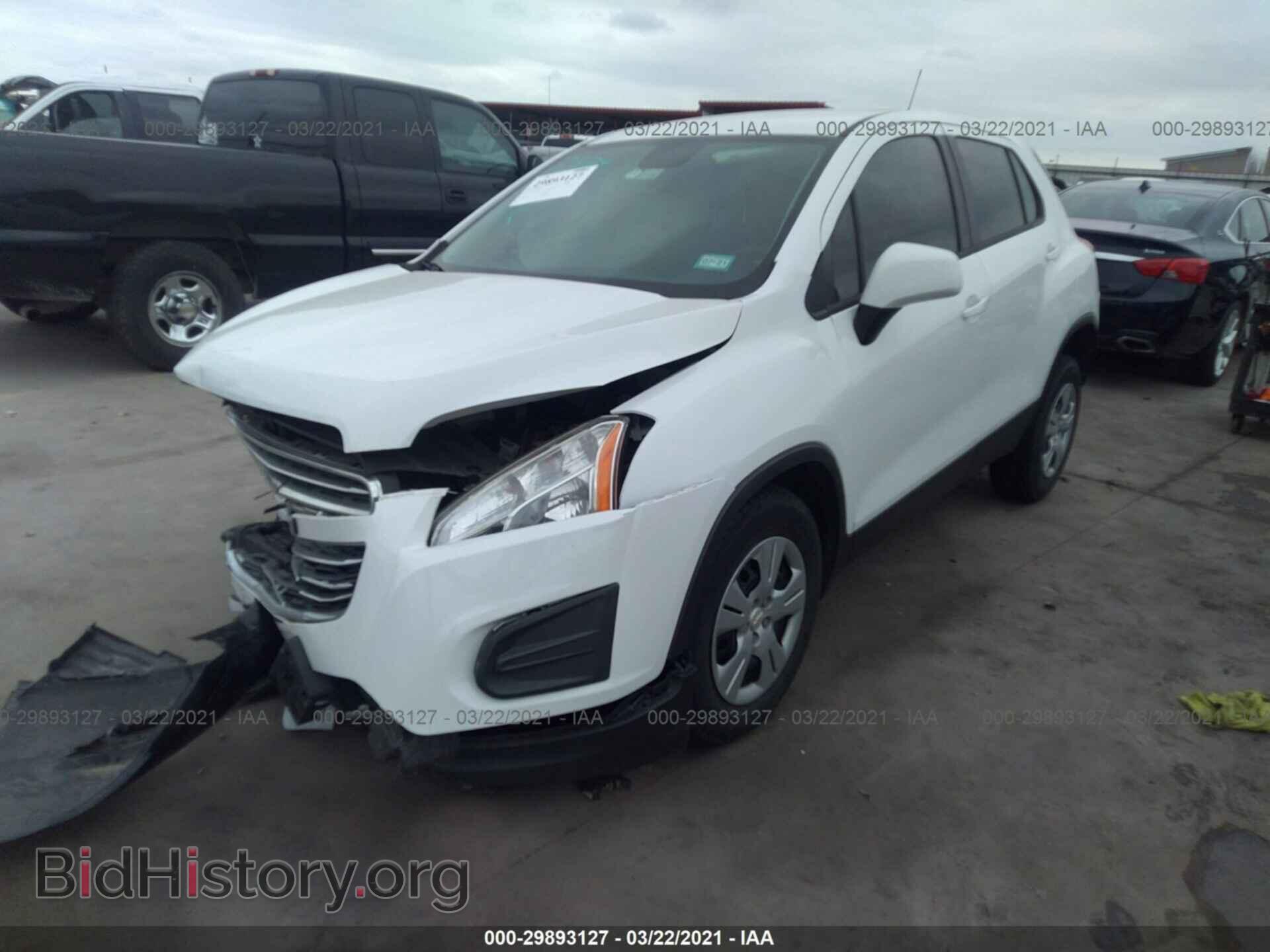 2015 CHEVROLET TRAX - VIN: KL7CJKSB9FB209364 - Фото 2