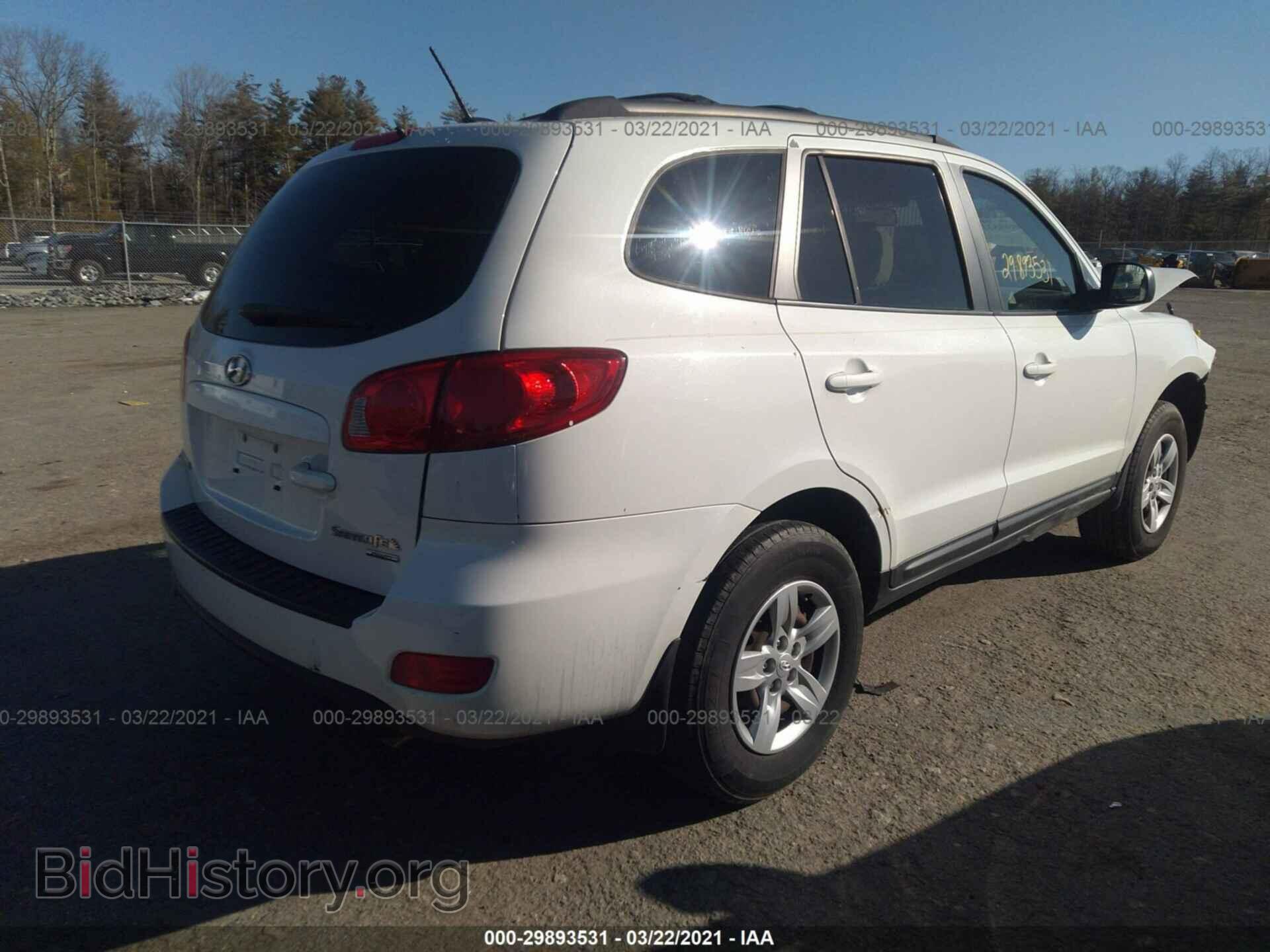 2009 HYUNDAI SANTA FE - VIN: 5NMSG73D19H331162 - Фото 4