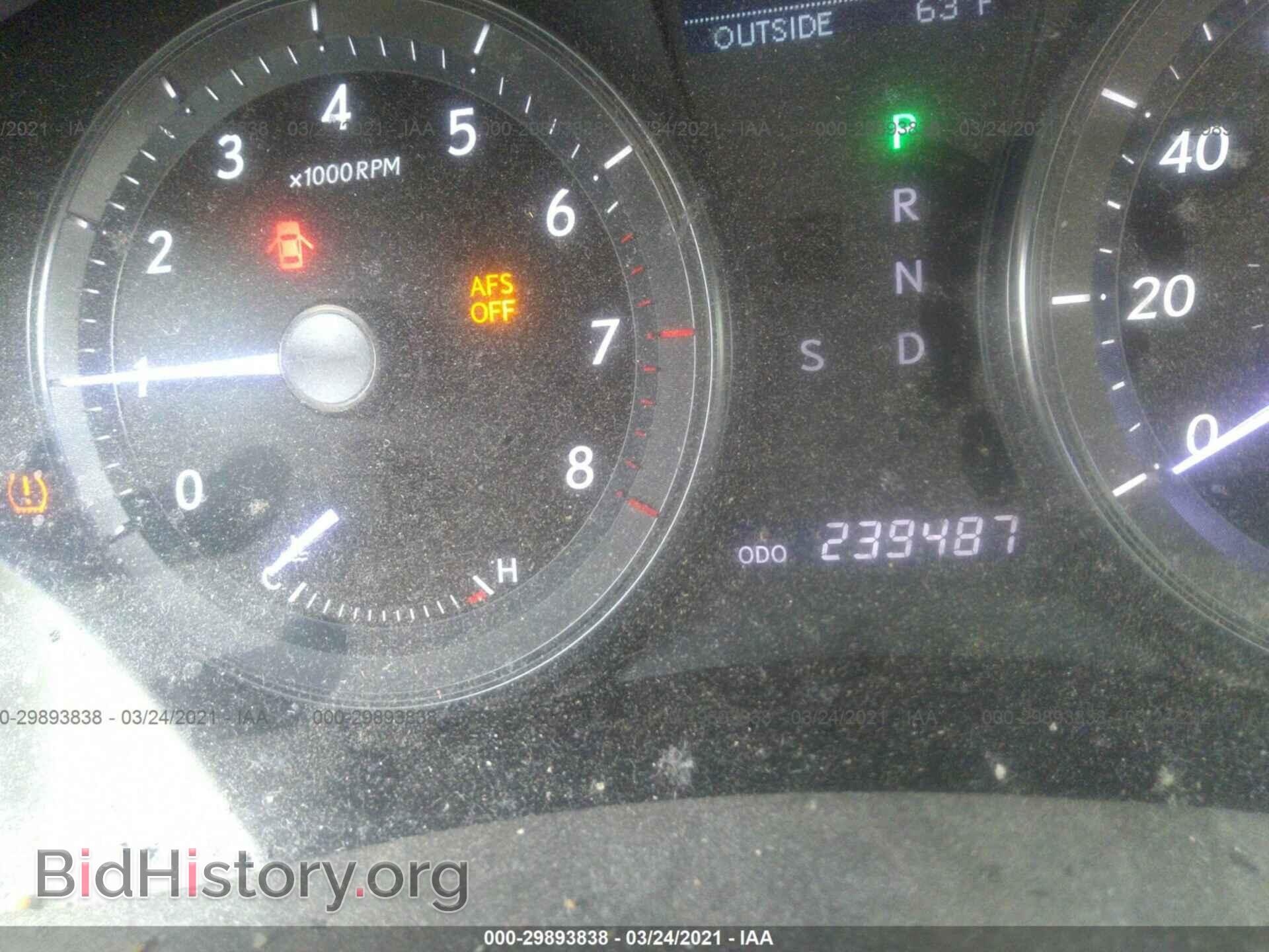 2011 LEXUS ES 350 - VIN: JTHBK1EG3B2416015 - Фото 7