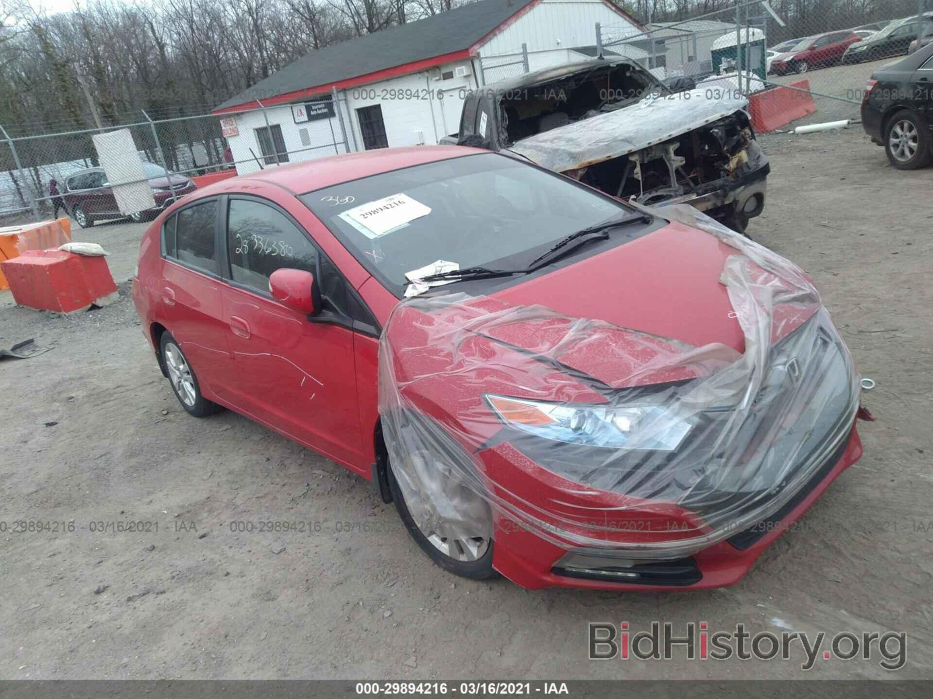 Photo JHMZE2H74CS002394 - HONDA INSIGHT 2012