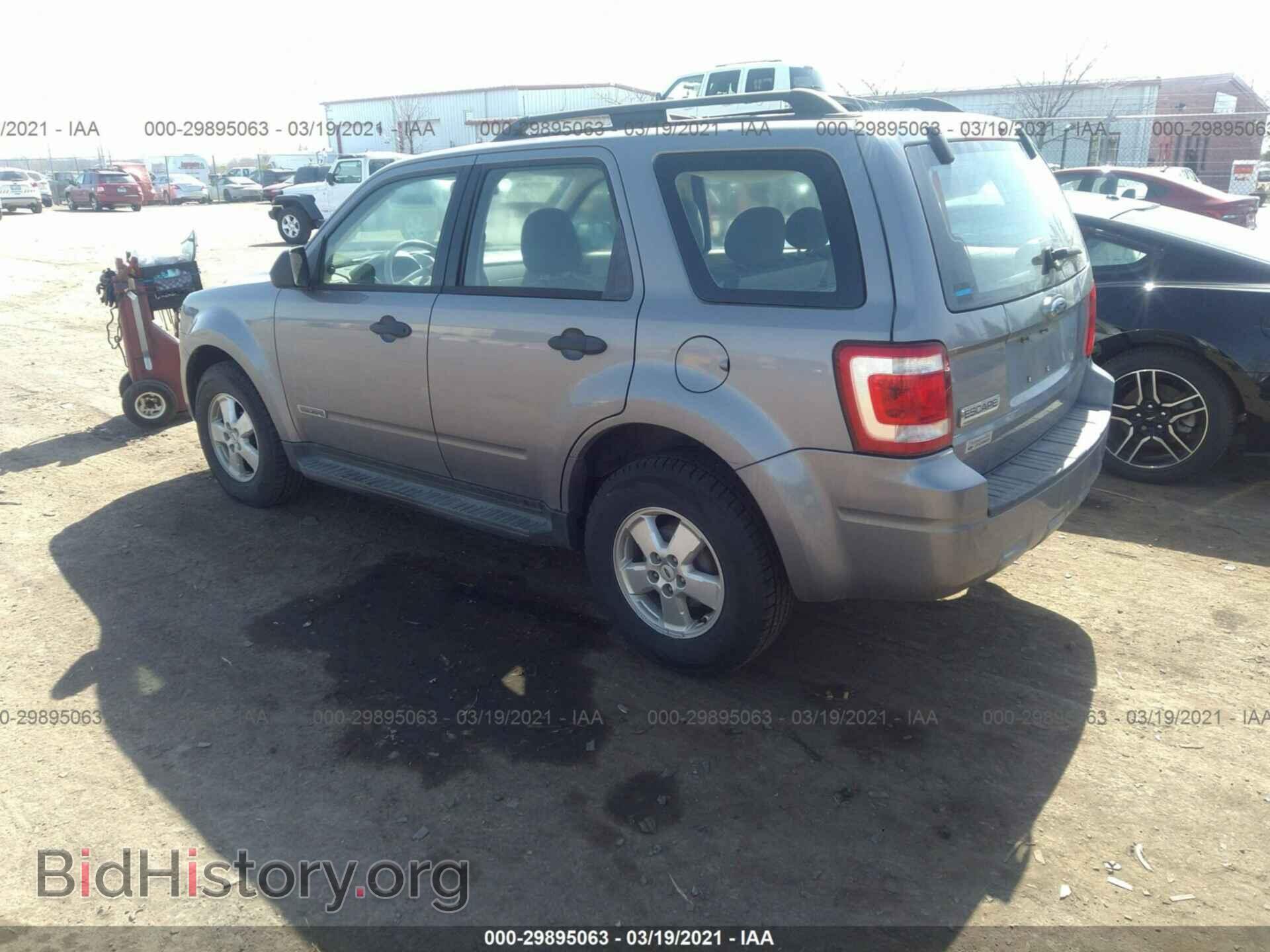 2008 FORD ESCAPE - VIN: 1FMCU02Z38KA91824 - Фото 3