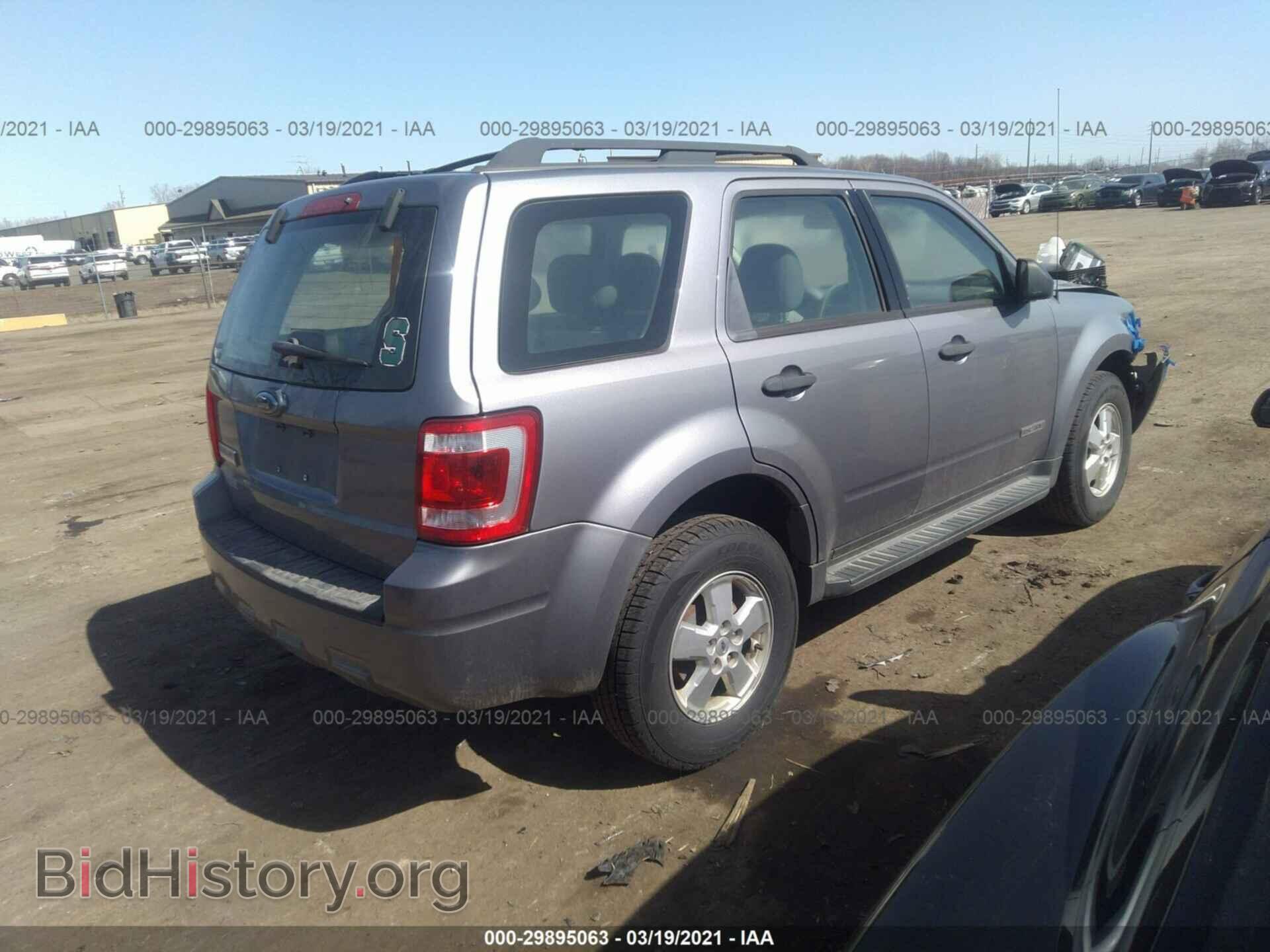 2008 FORD ESCAPE - VIN: 1FMCU02Z38KA91824 - Фото 4