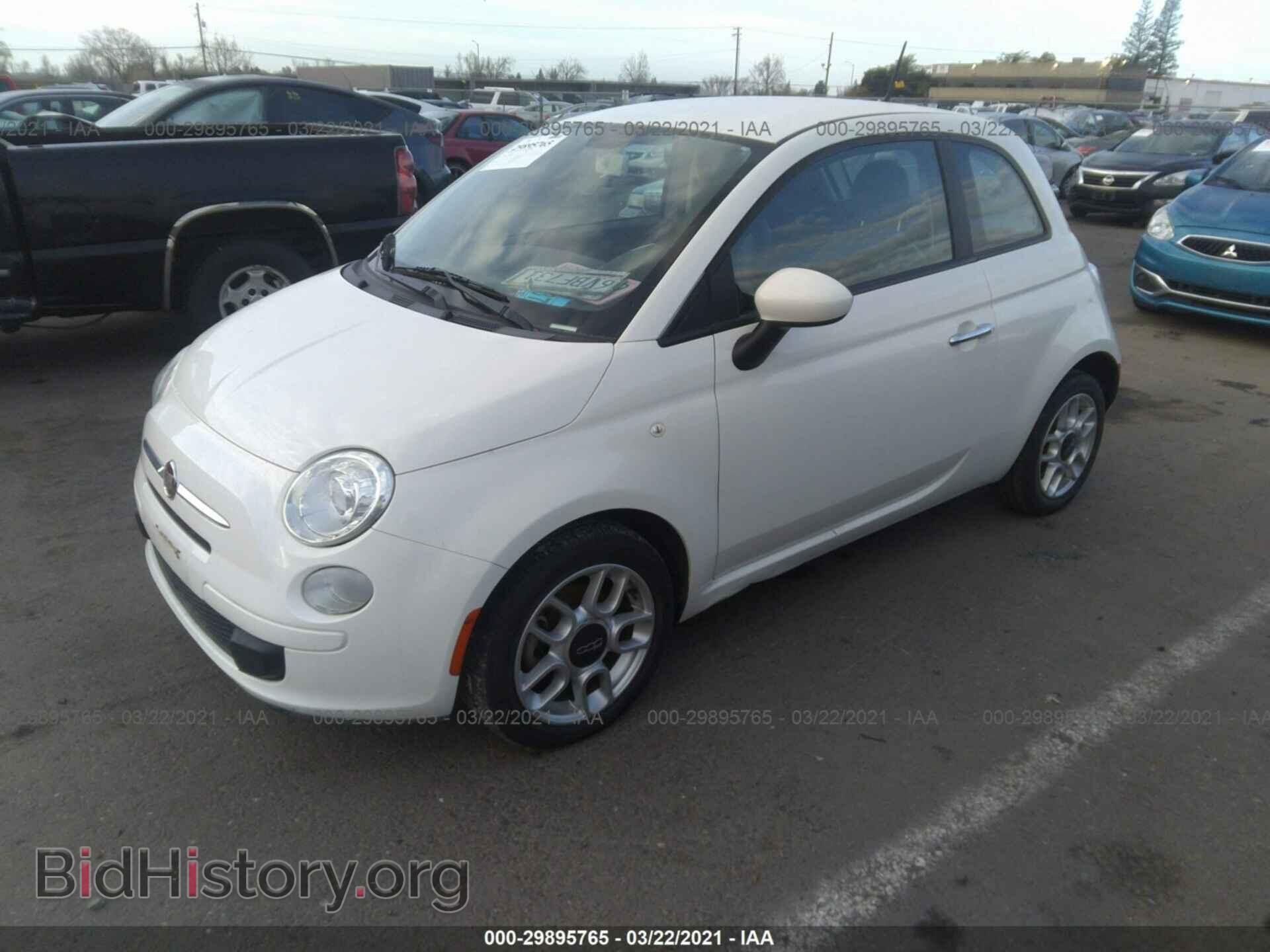 2012 FIAT 500 - VIN: 3C3CFFAR3CT288748 - Фото 2