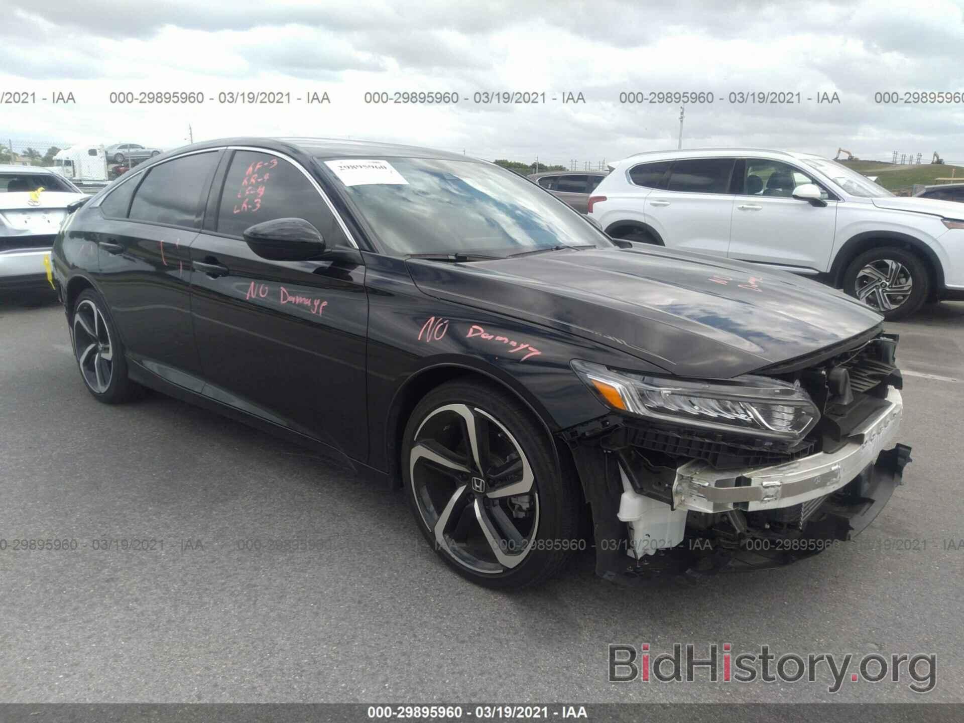 Photo 1HGCV1F38KA104451 - HONDA ACCORD SEDAN 2019