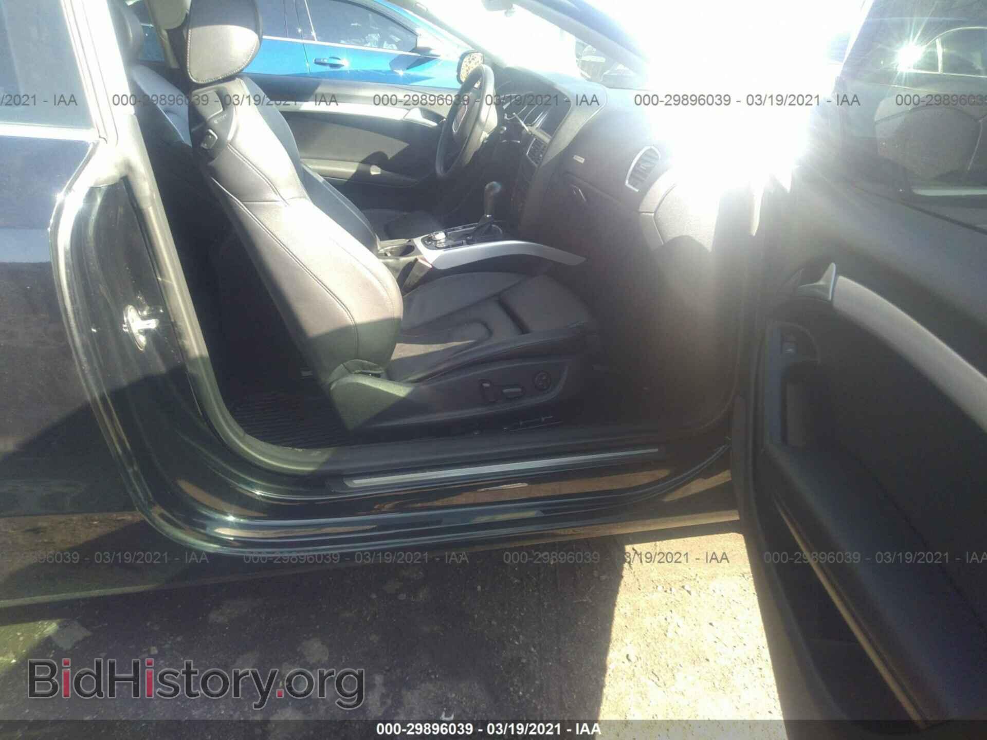 2012 AUDI A5 - VIN: WAULFAFR9CA004101 - Фото 5