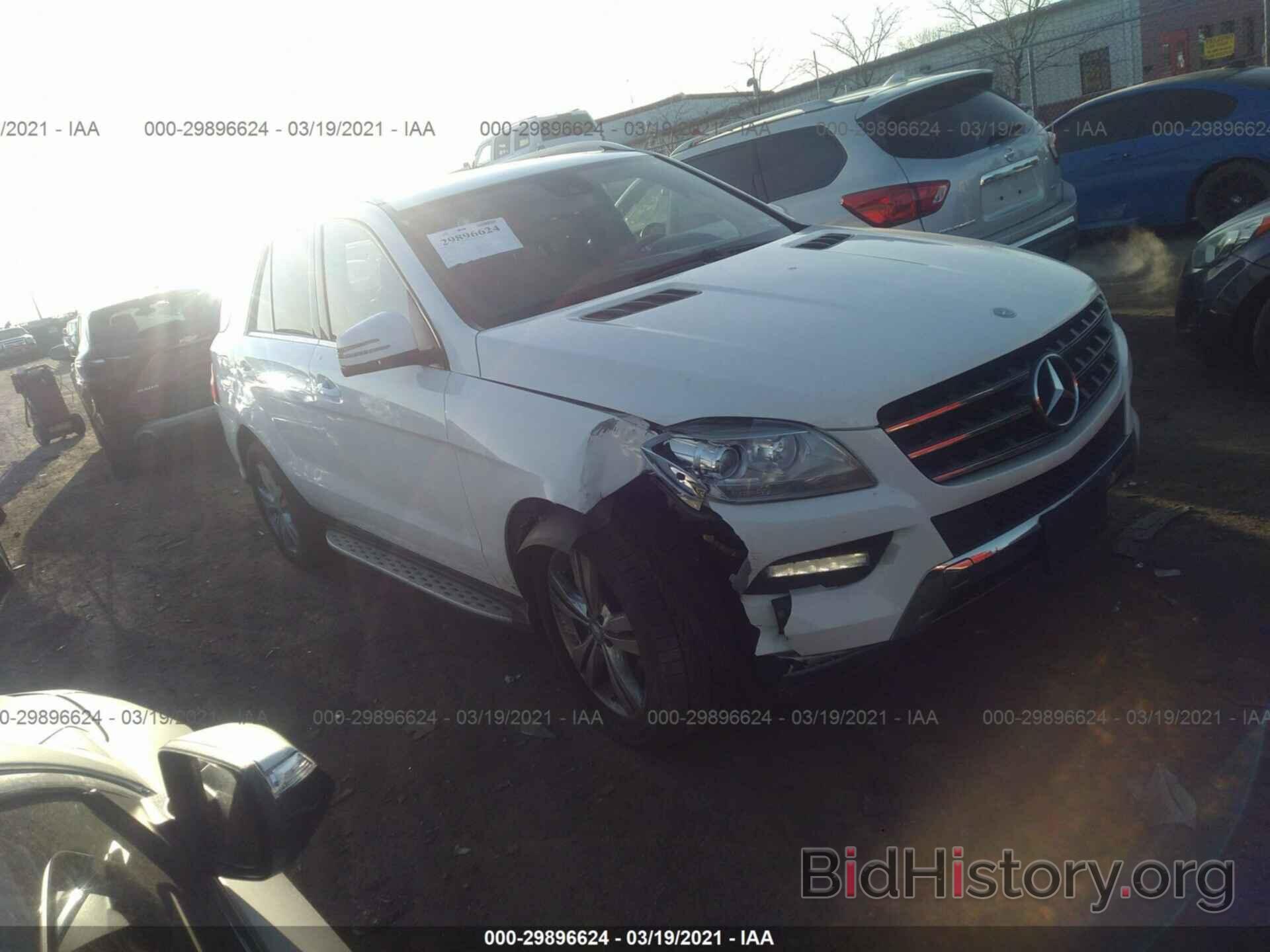 Photo 4JGDA5HB1EA333077 - MERCEDES-BENZ M-CLASS 2014