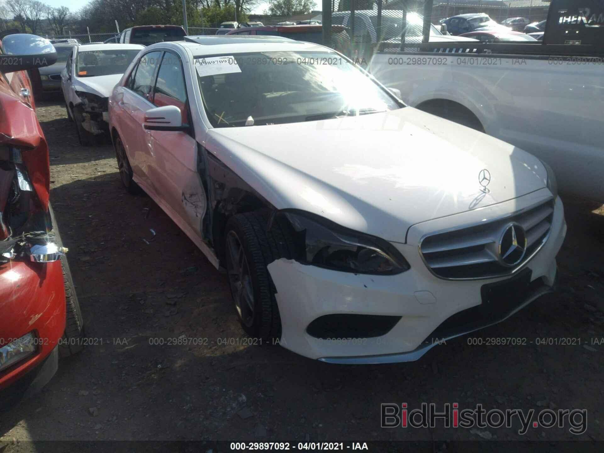 Photo WDDHF8JB5EA935179 - MERCEDES-BENZ E-CLASS 2014