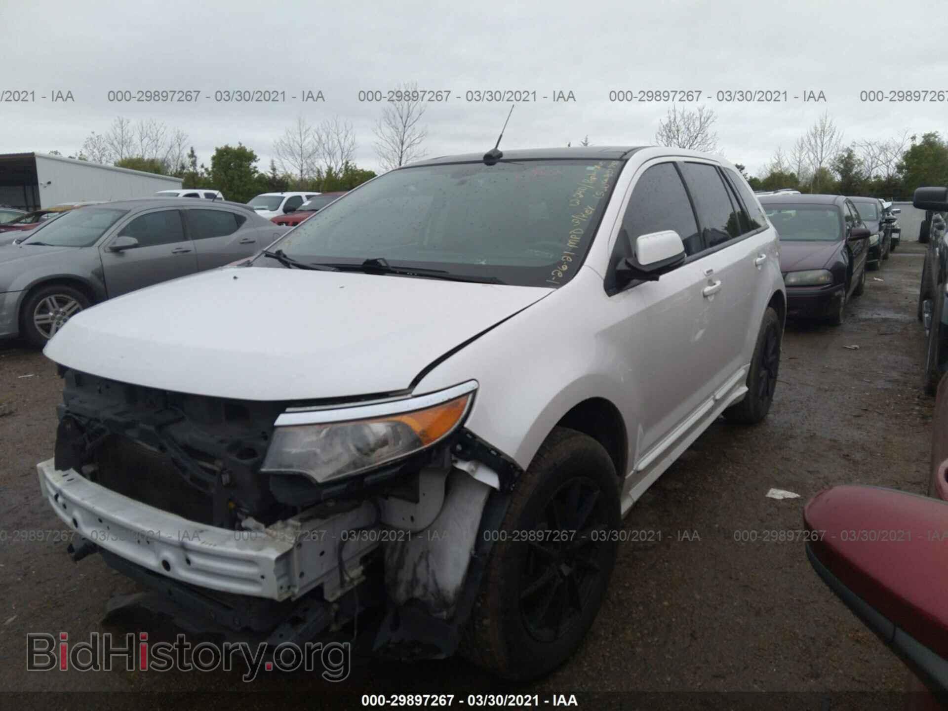 2014 FORD EDGE - VIN: 2FMDK3AK4EBB37909 - Фото 2