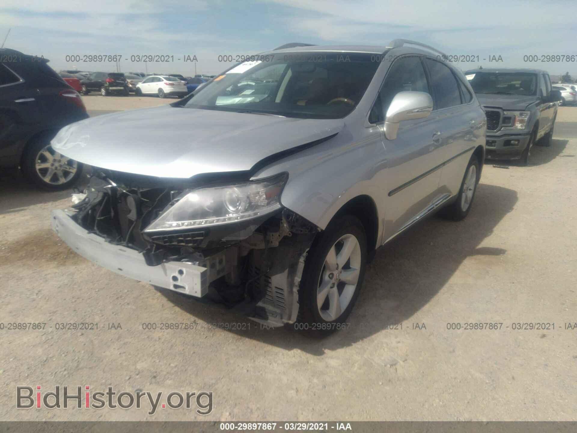2013 LEXUS RX 350 - VIN: 2T2ZK1BA5DC126410 - Фото 2