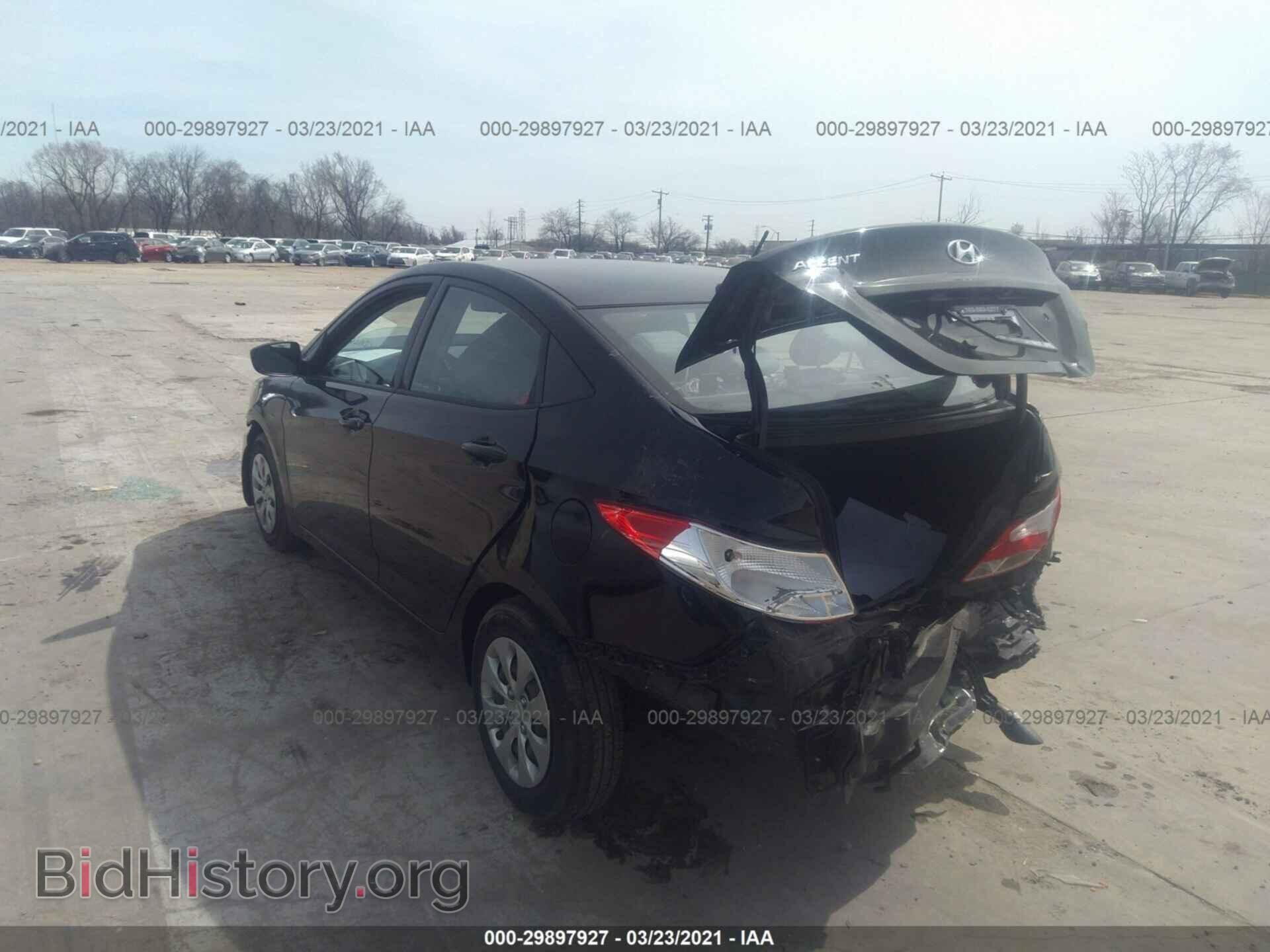 2017 HYUNDAI ACCENT - VIN: KMHCT4AE2HU289971 - Фото 3
