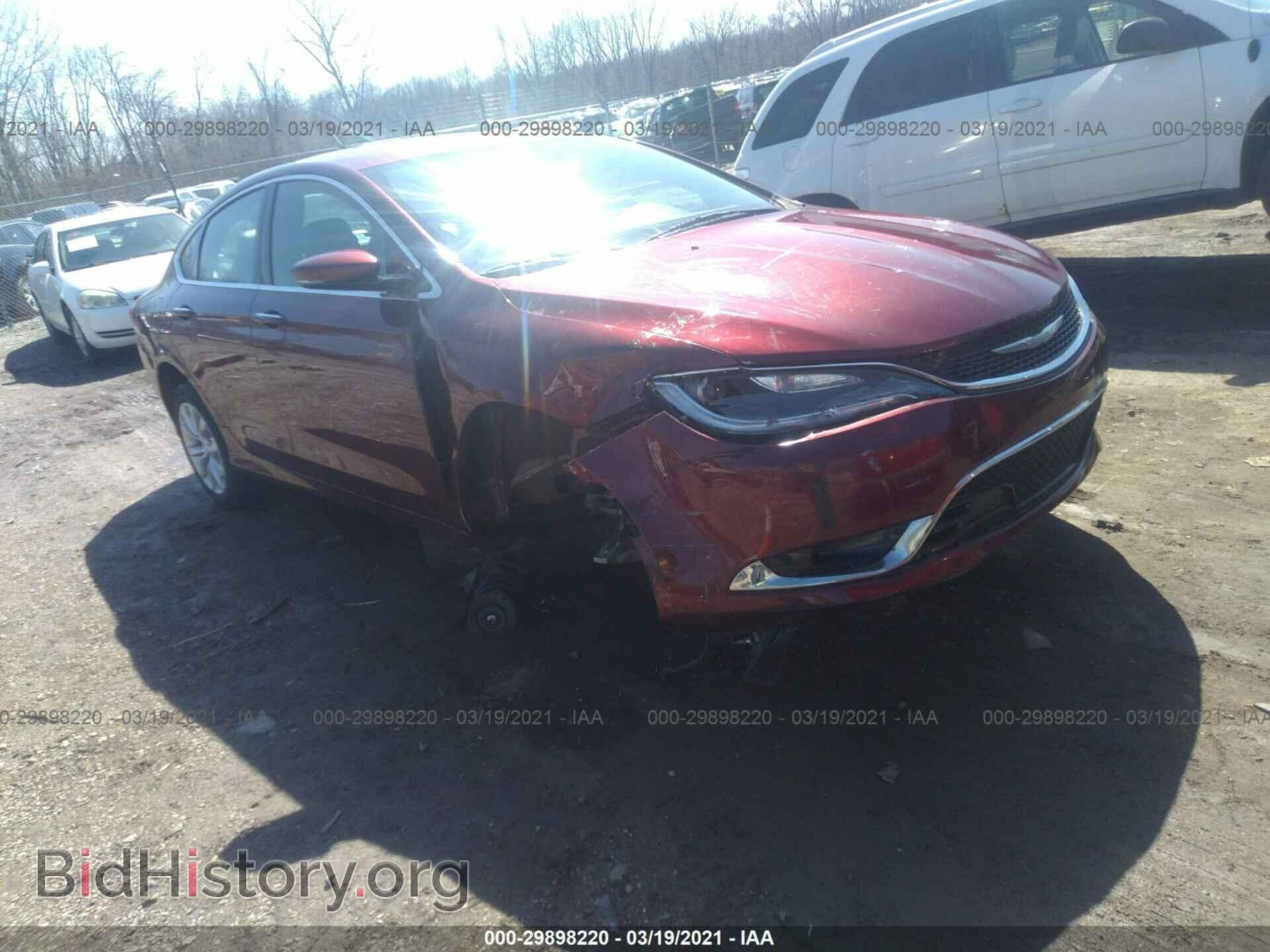 Фотография 1C3CCCCB9FN535332 - CHRYSLER 200 2015