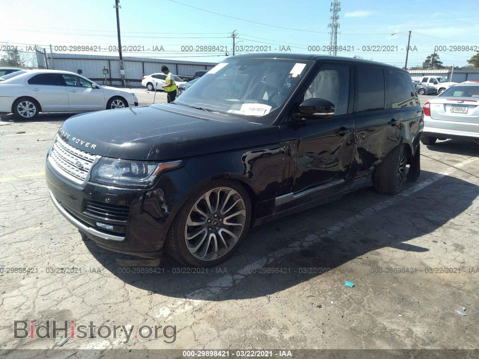 2016 LAND ROVER RANGE ROVER - VIN: SALGS2EFXGA301986 - Фото 2
