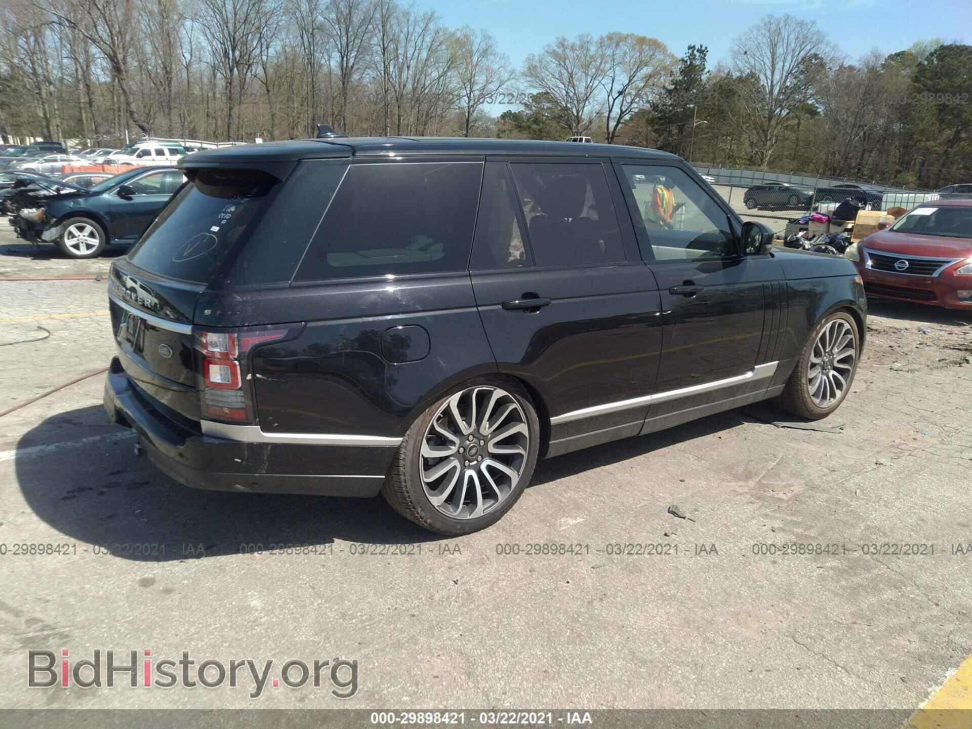 2016 LAND ROVER RANGE ROVER - VIN: SALGS2EFXGA301986 - Фото 4