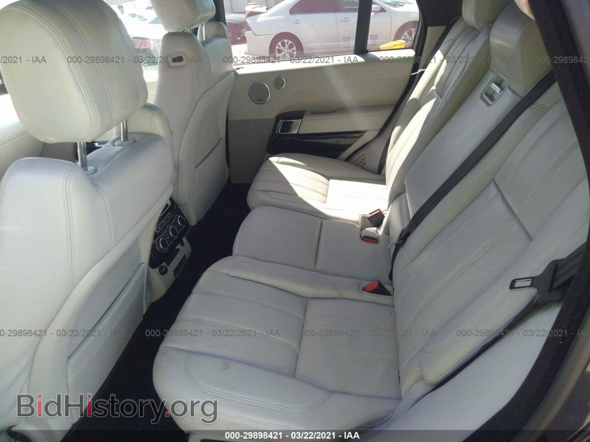 2016 LAND ROVER RANGE ROVER - VIN: SALGS2EFXGA301986 - Фото 8