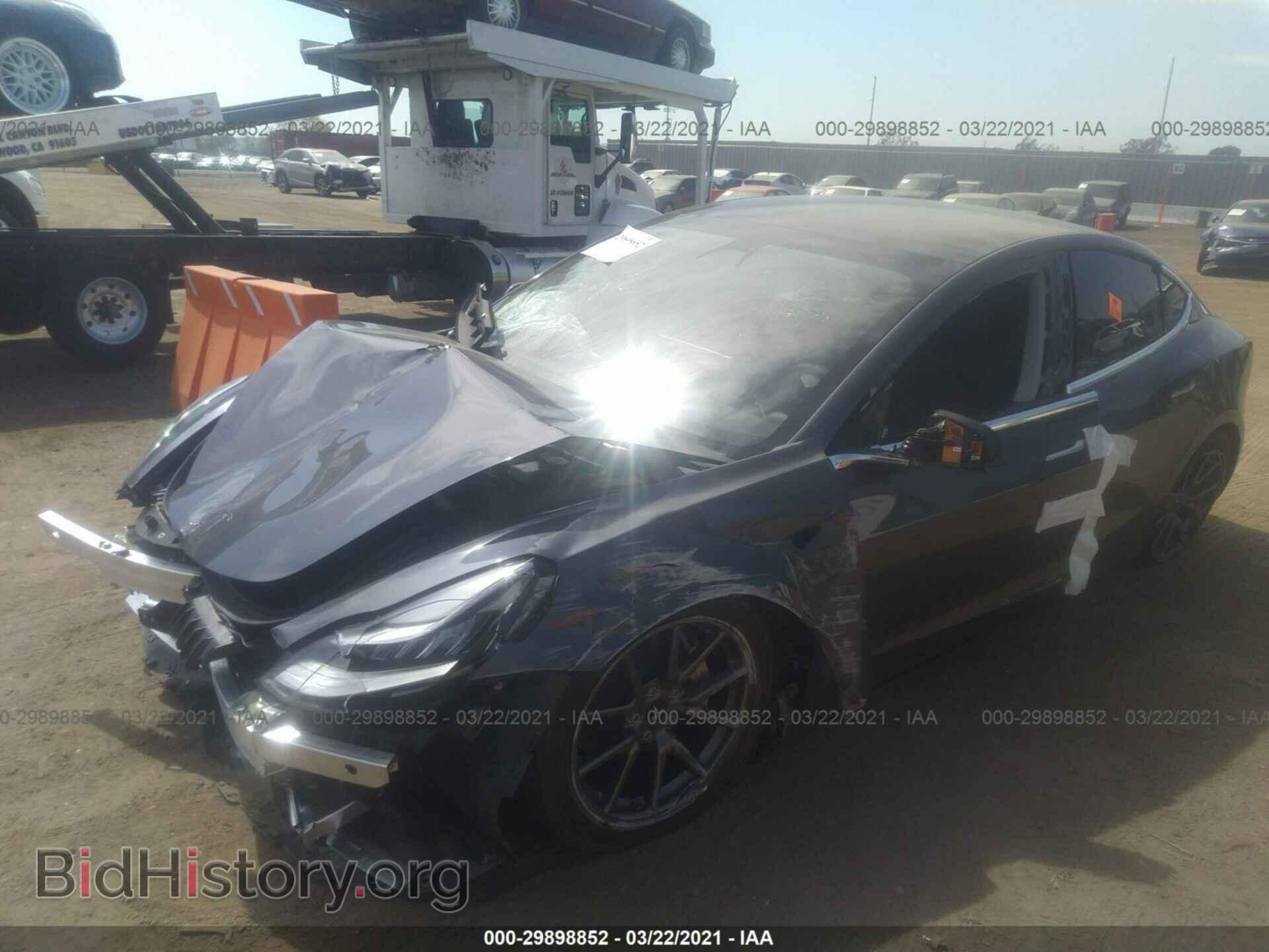 2020 TESLA MODEL 3 - VIN: 5YJ3E1EA8LF803506 - Фото 2
