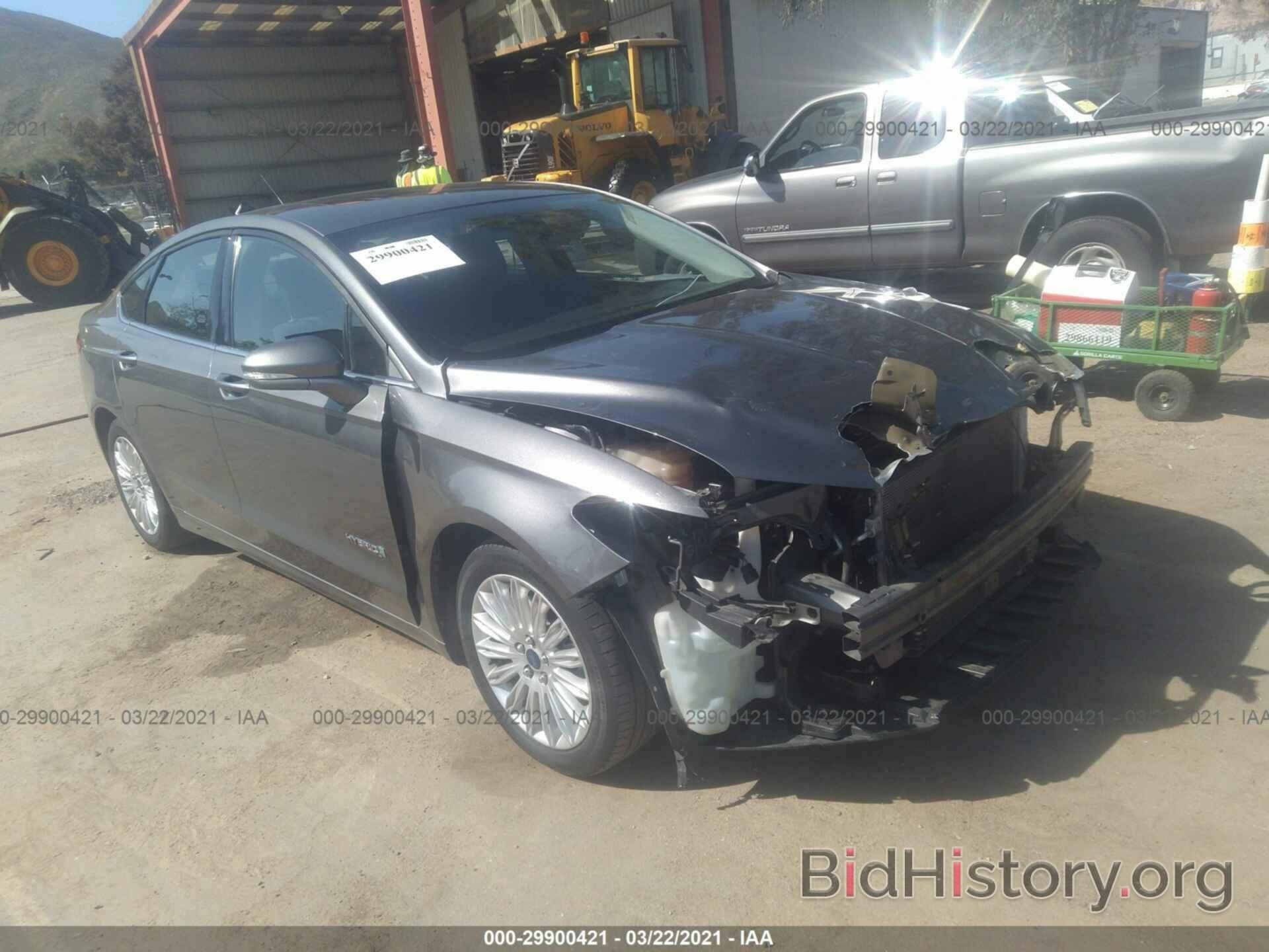 Photo 3FA6P0LU3DR208910 - FORD FUSION 2013