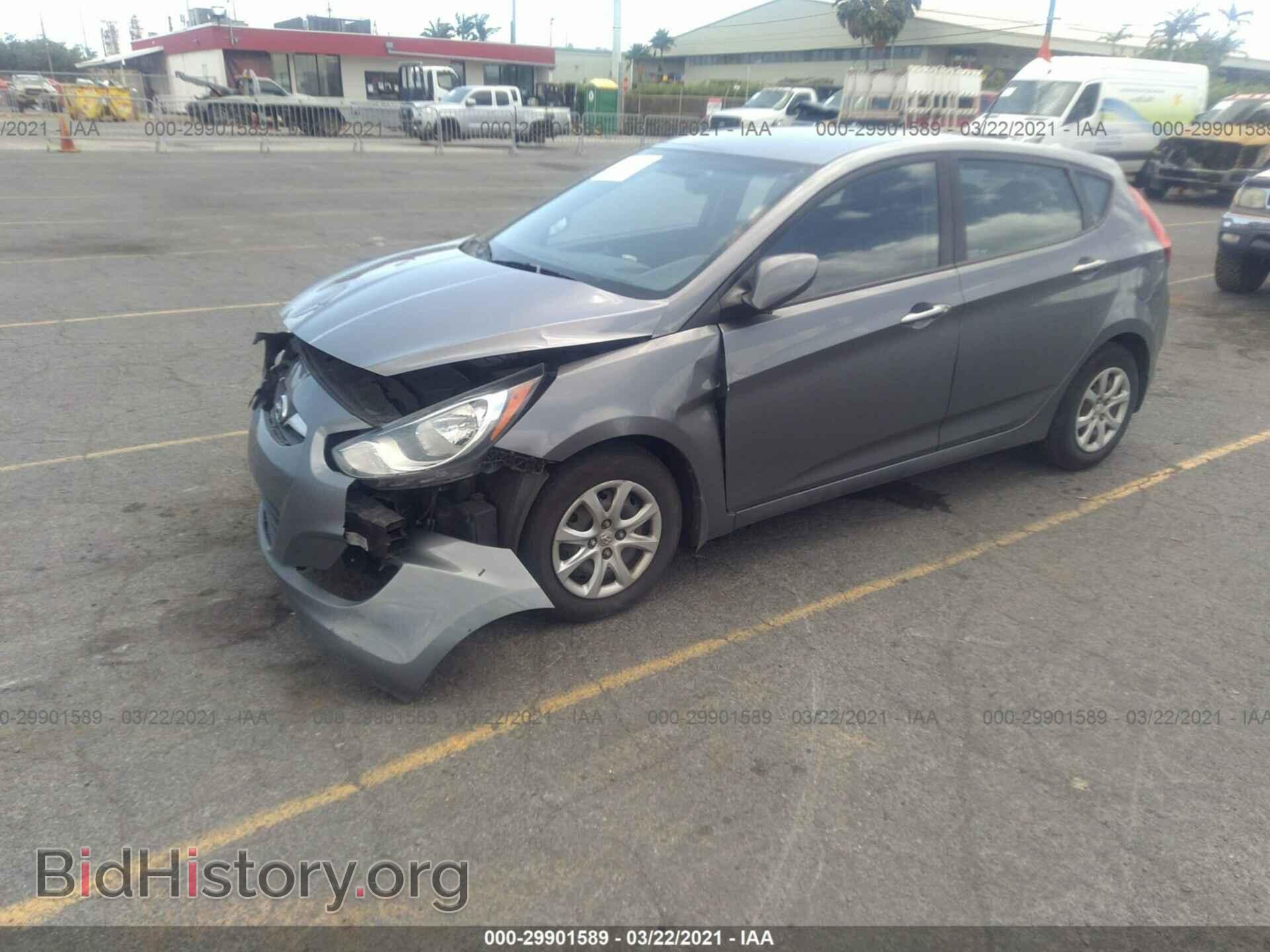 2013 HYUNDAI ACCENT - VIN: KMHCT5AEXDU132348 - Фото 2
