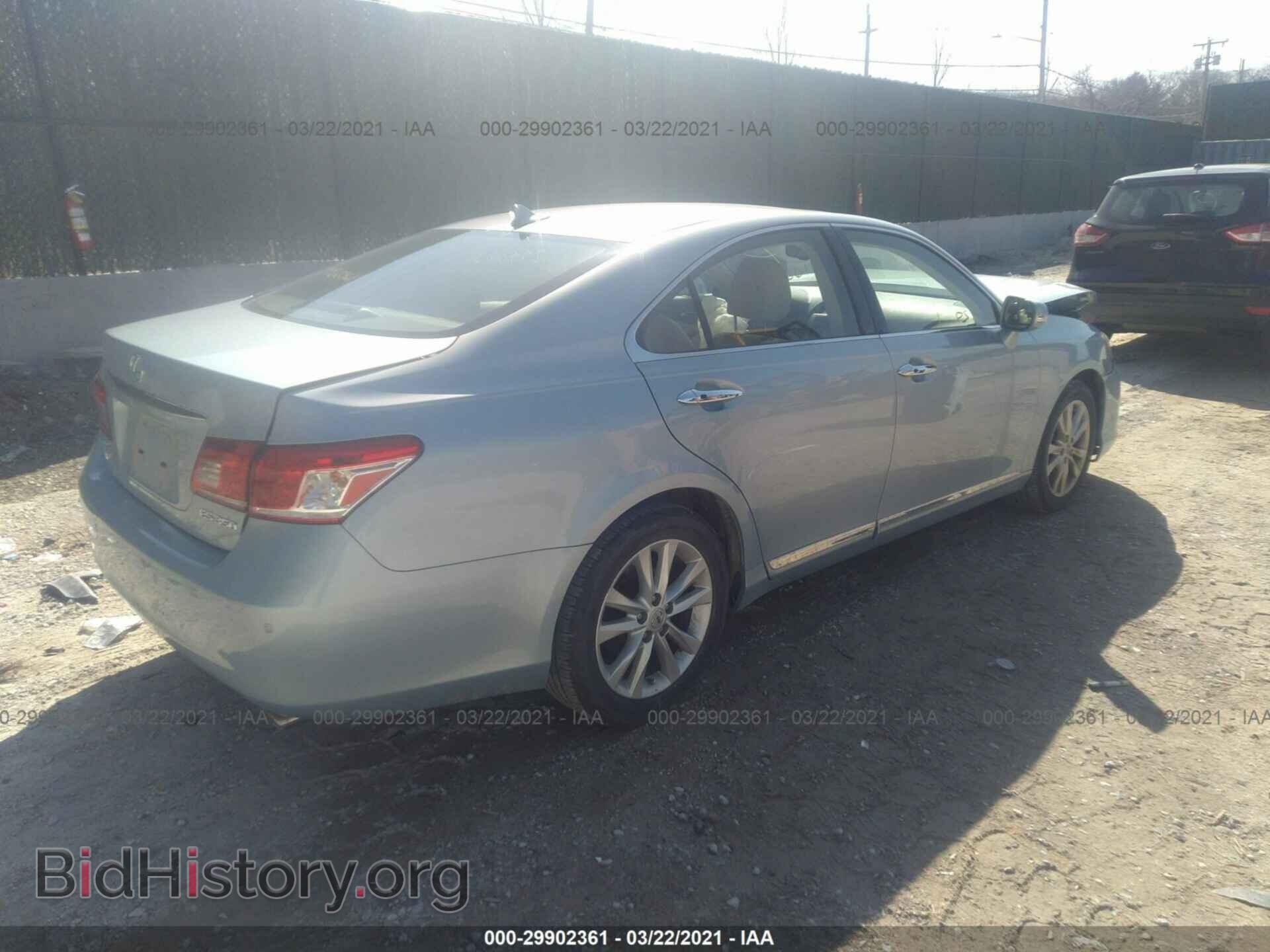 2012 LEXUS ES 350 - VIN: JTHBK1EG2C2478457 - Фото 4